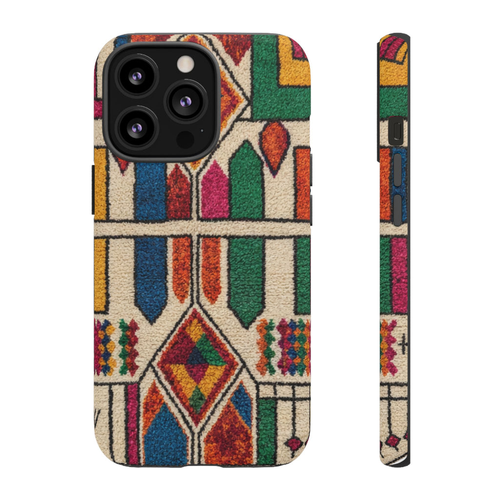 Colorful Moroccan Berber Pattern Phone Case | Tough Cases