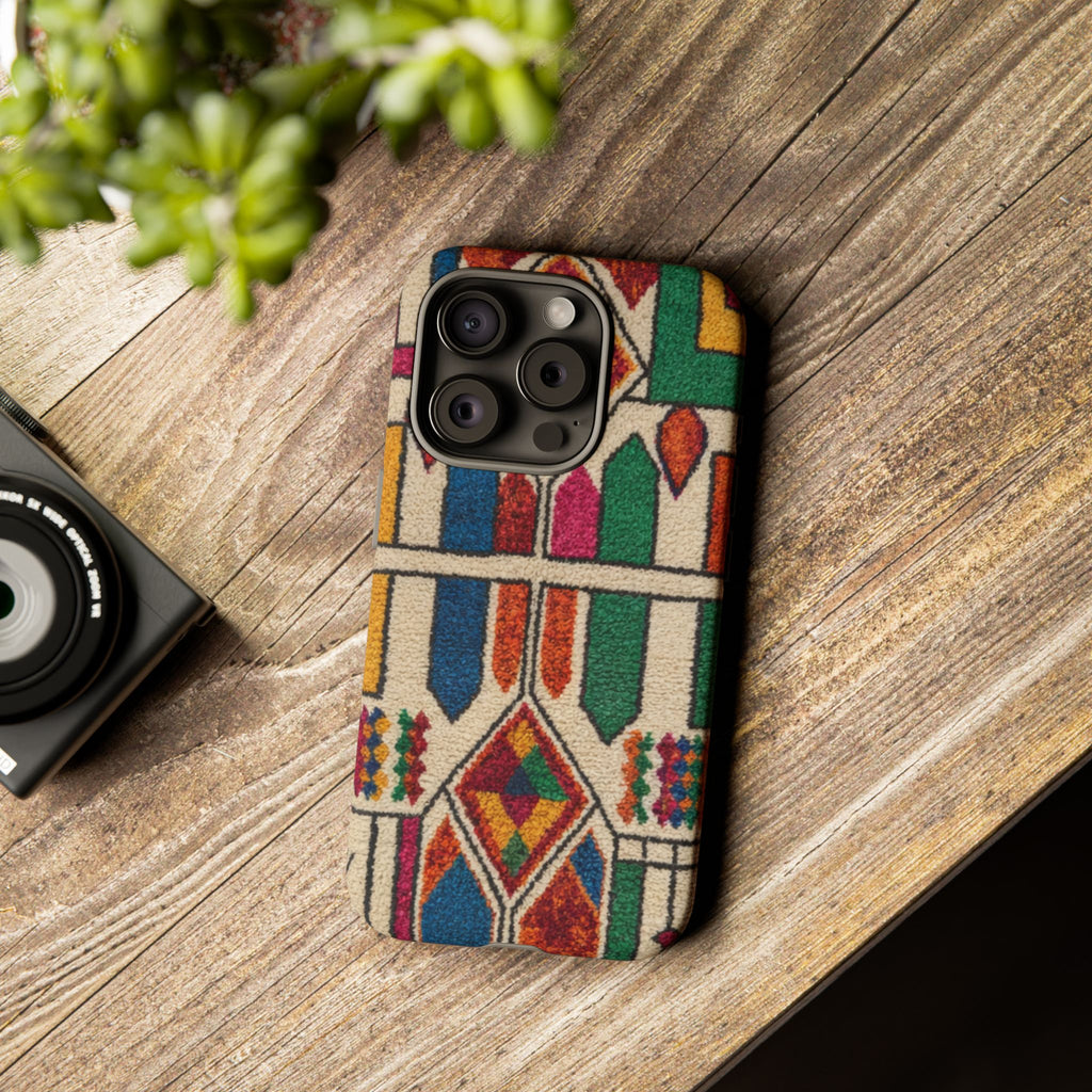Colorful Moroccan Berber Pattern Phone Case | Tough Cases