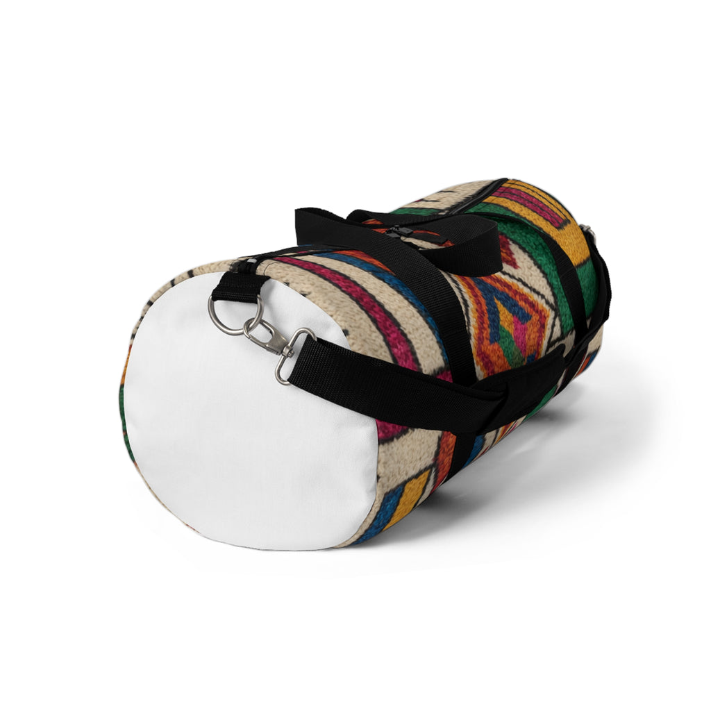 Colorful Geometric Pattern Duffel Bag | Aztec-Inspired Travel Gear