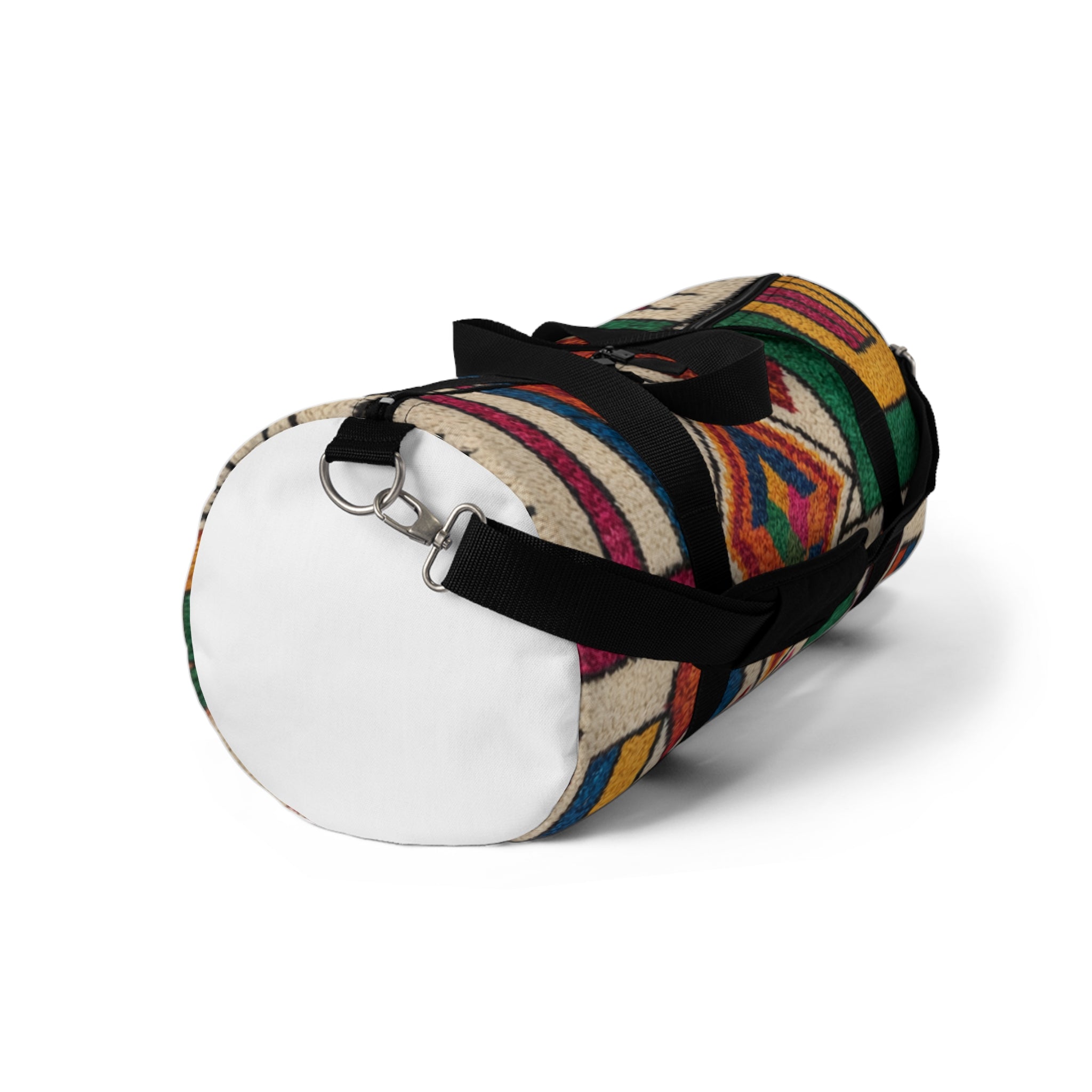 Colorful Geometric Pattern Duffel Bag | Aztec-Inspired Travel Gear