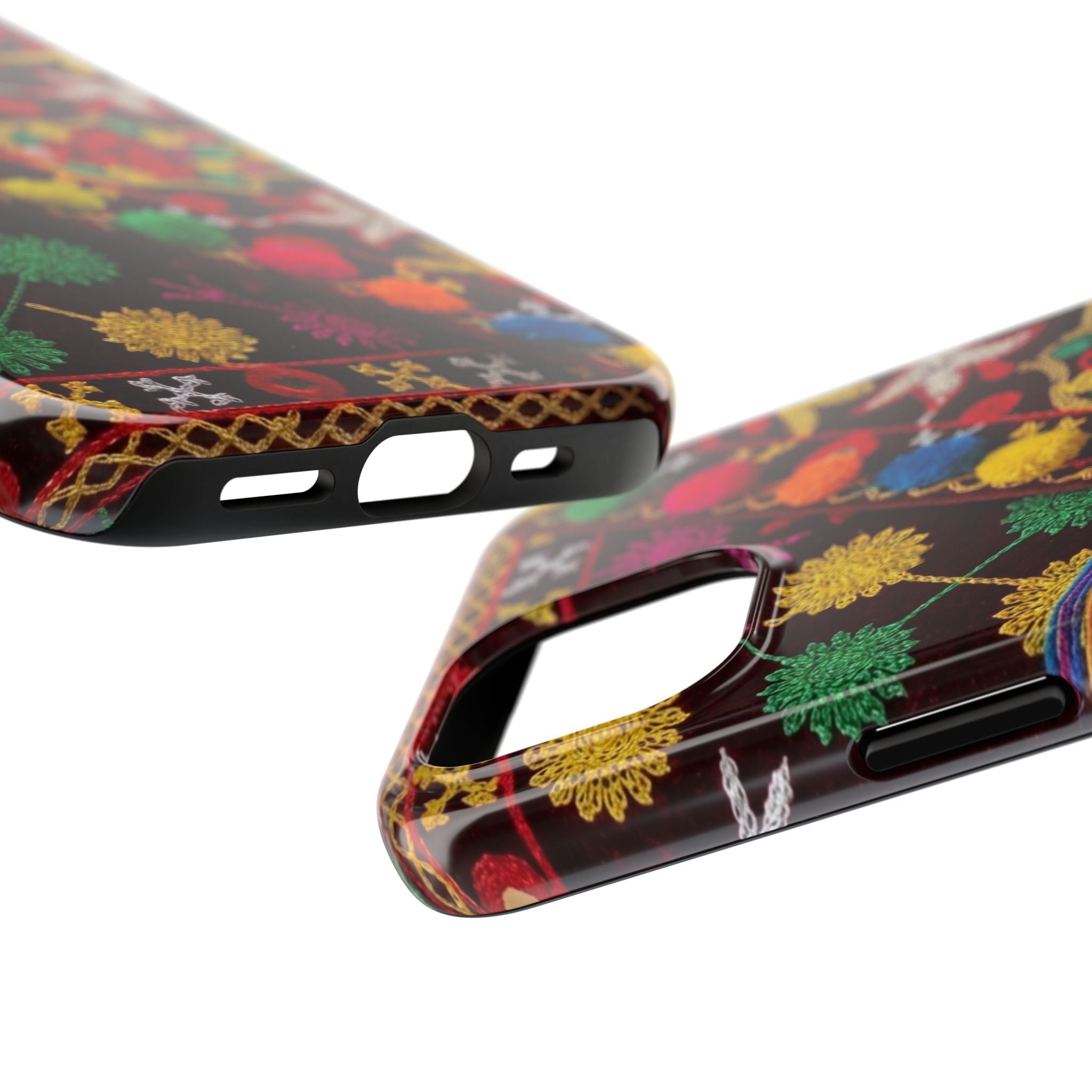 Colorful Pom Pom Pattern Phone Case | Tough Phone Case