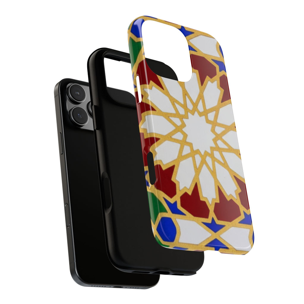 Geometric Moroccan Pattern Tough Case | Colorful Mosaic Phone Cover