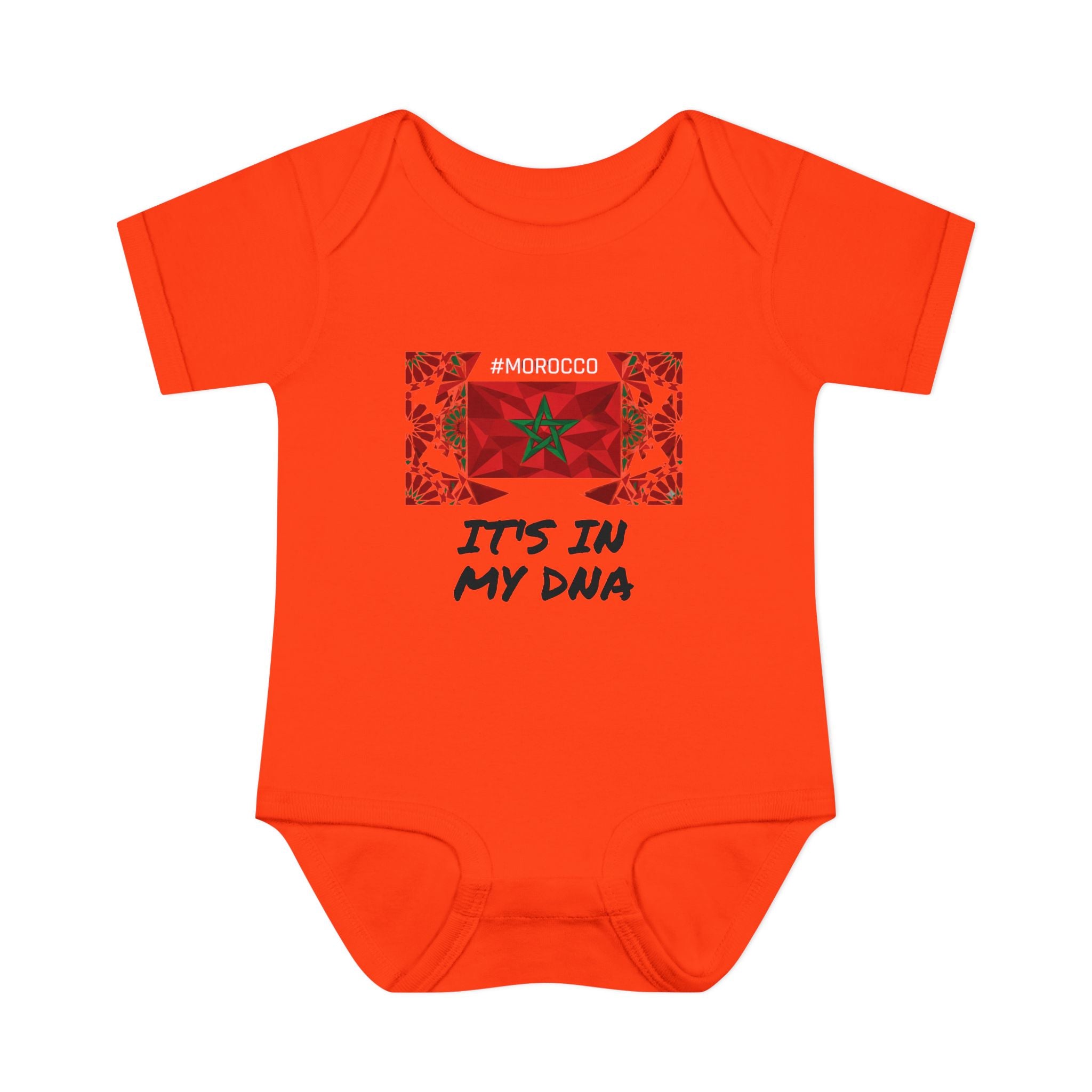 Cute Morocco Flag It's In My DNA Infant Bodysuit | Baby Onesie