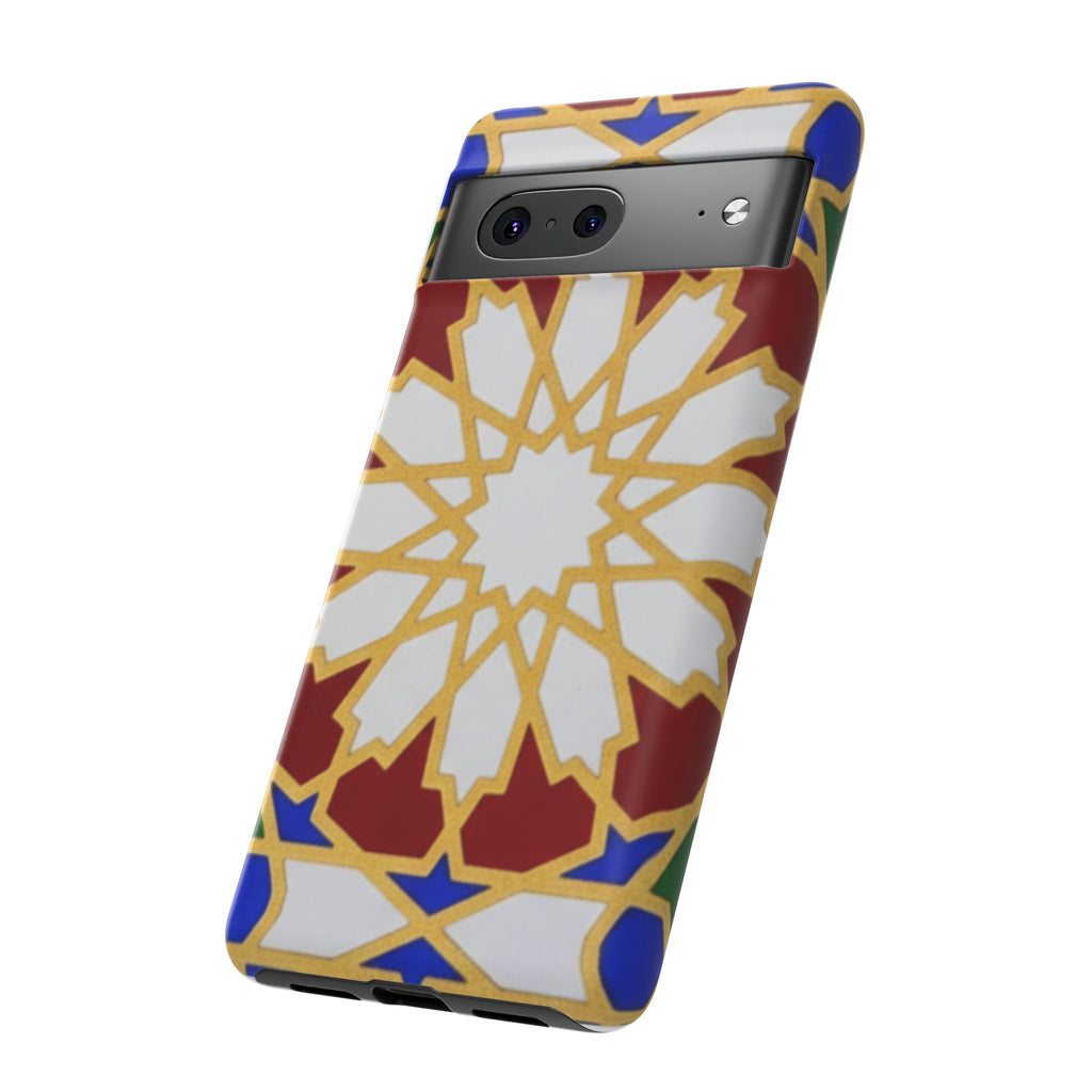 Geometric Moroccan Pattern Tough Case | Colorful Mosaic Phone Cover