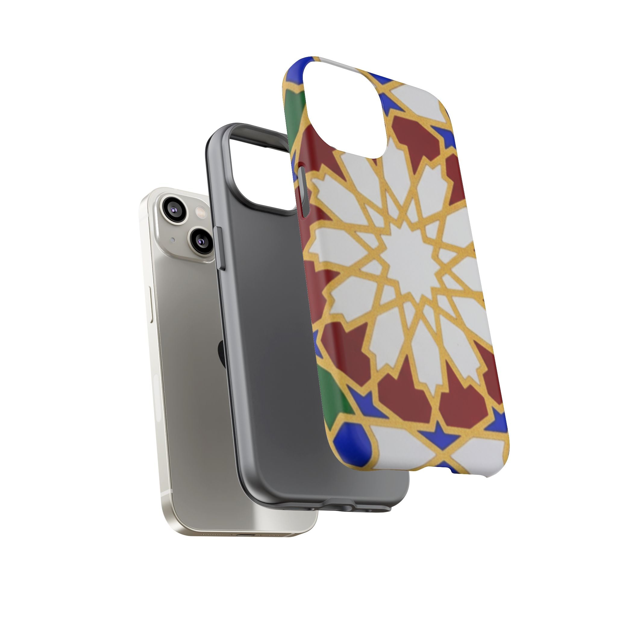 Geometric Moroccan Pattern Tough Case | Colorful Mosaic Phone Cover