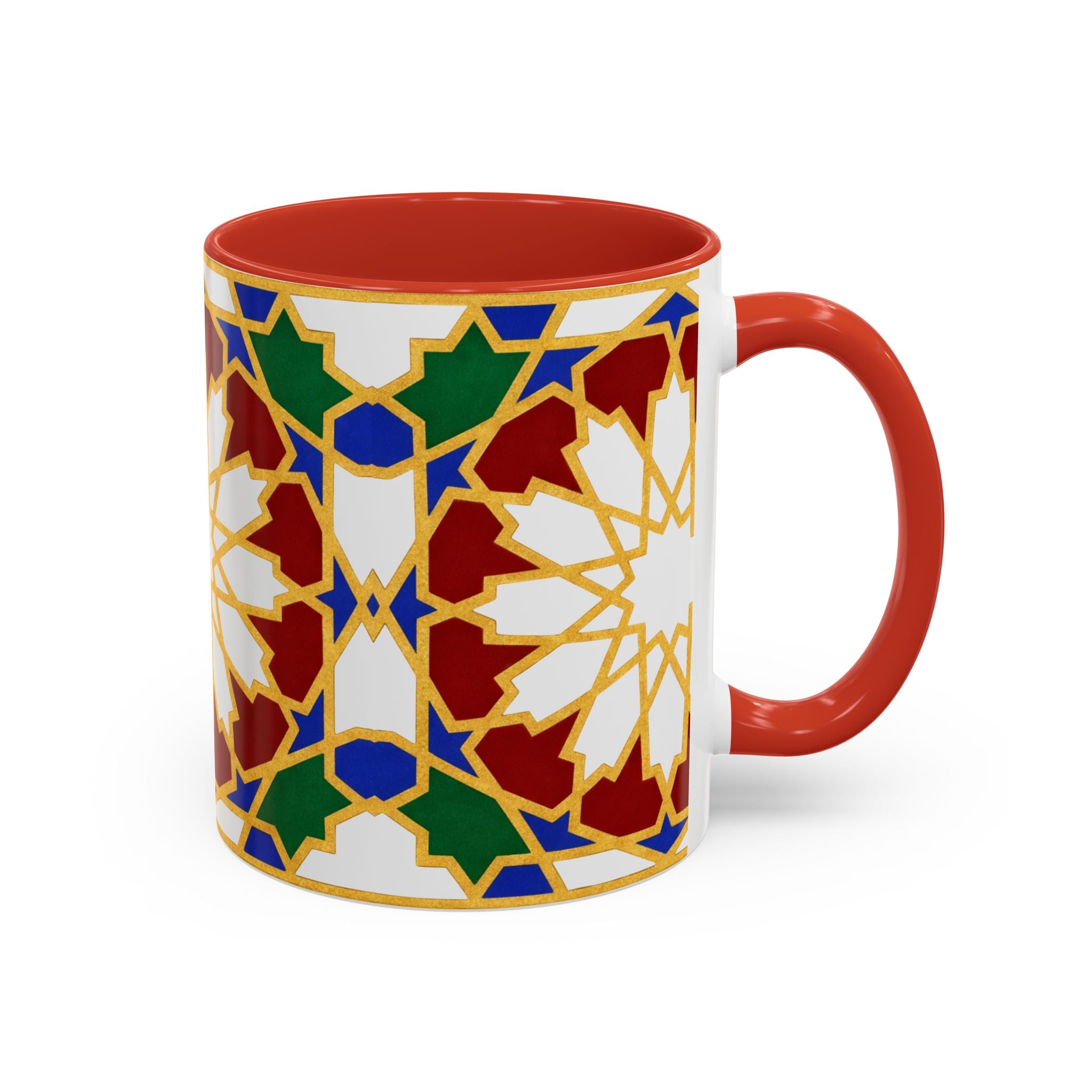 Geometric Moroccan Tile Mug | Accent Coffee Mug
