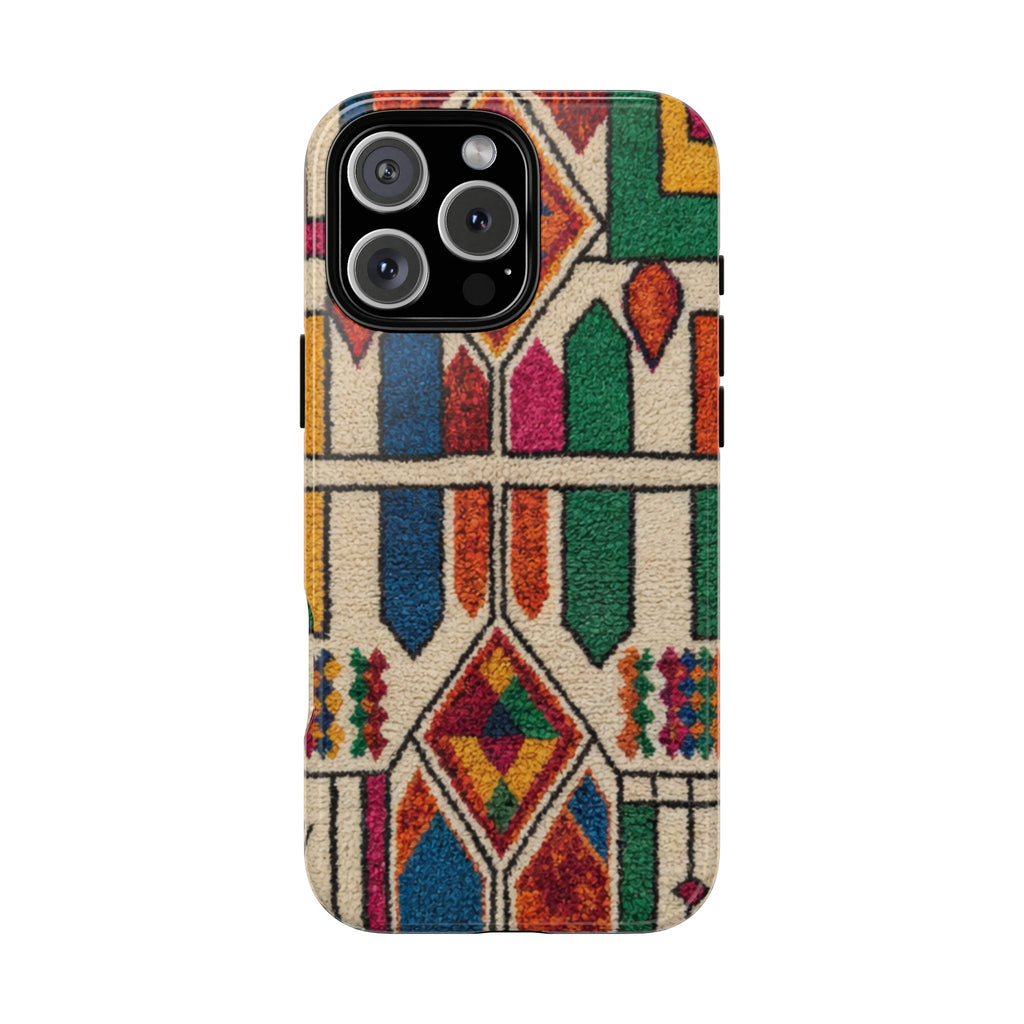 Colorful Moroccan Berber Pattern Phone Case | Tough Cases