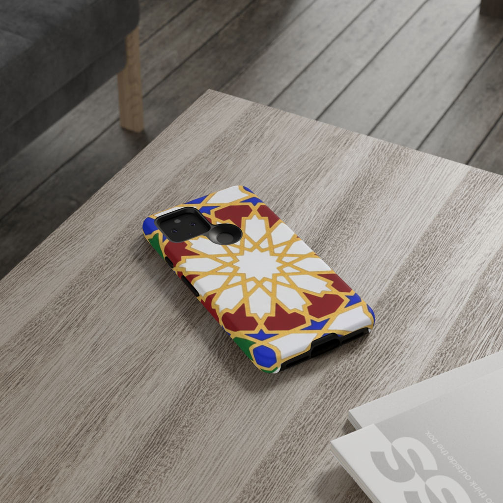 Geometric Moroccan Pattern Tough Case | Colorful Mosaic Phone Cover