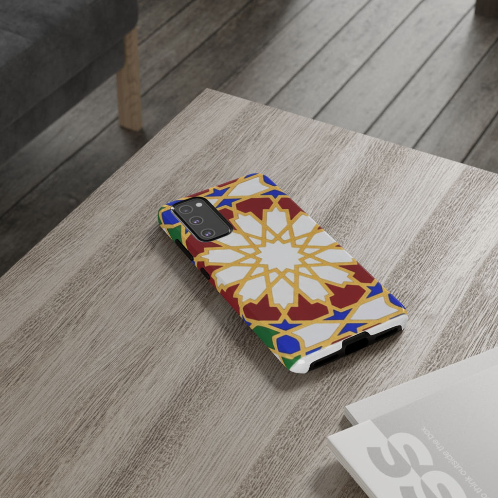 Geometric Moroccan Pattern Tough Case | Colorful Mosaic Phone Cover