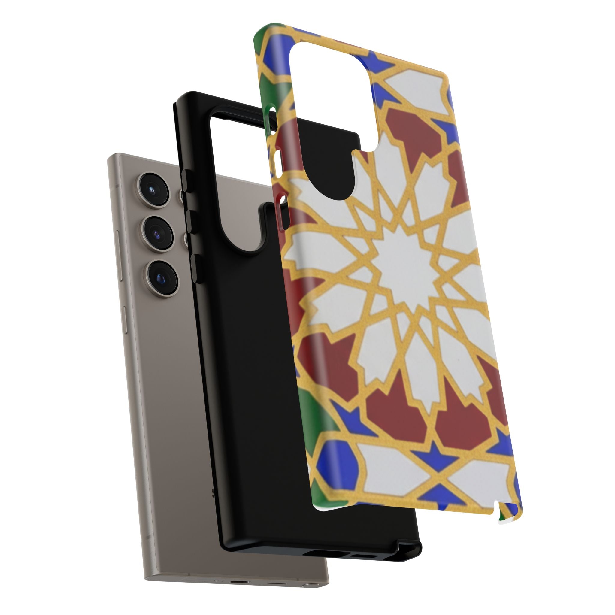 Geometric Moroccan Pattern Tough Case | Colorful Mosaic Phone Cover
