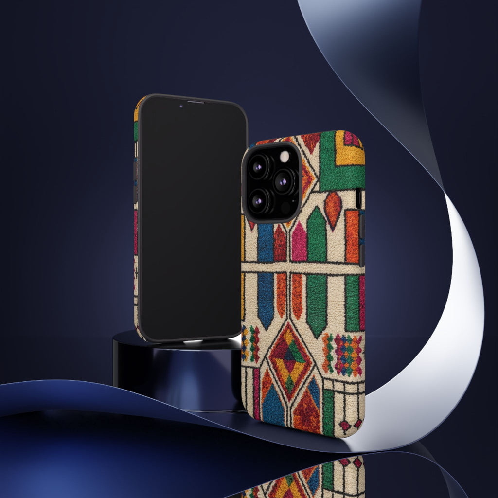 Colorful Moroccan Berber Pattern Phone Case | Tough Cases