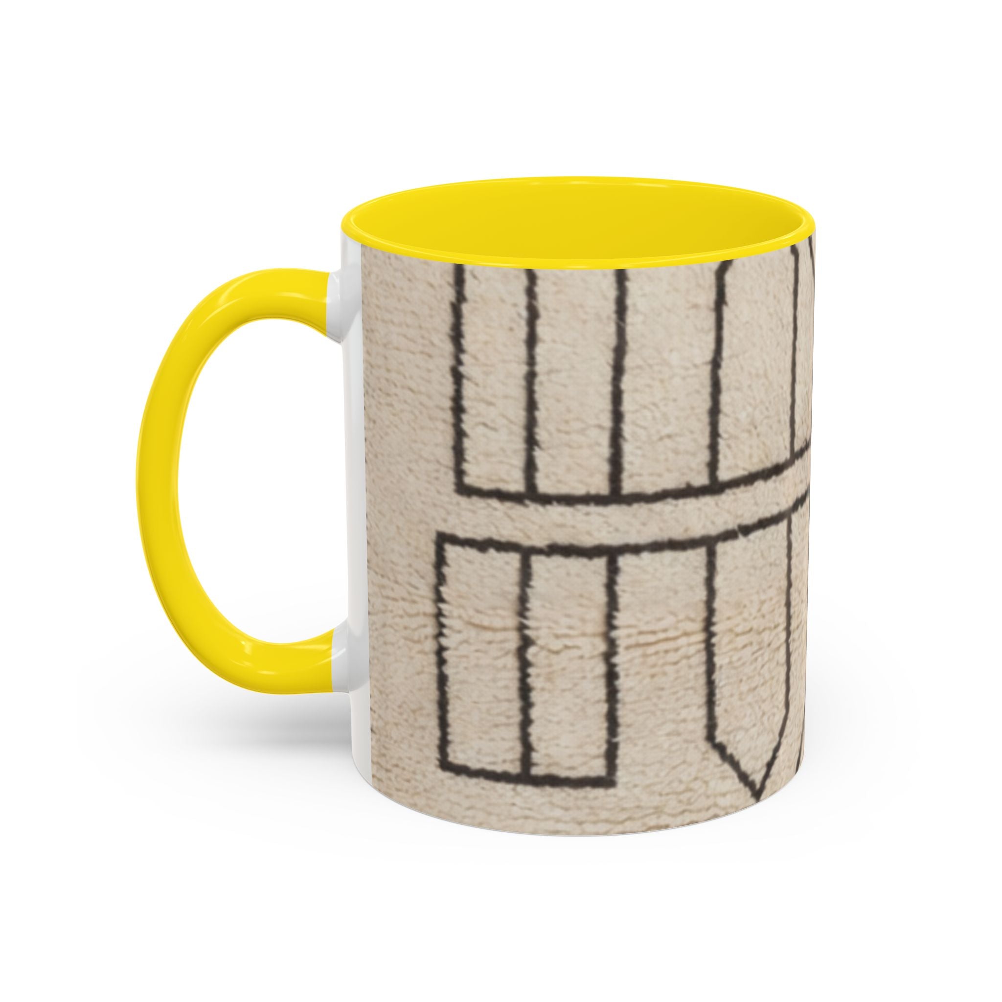 Neutral Geometric Pattern Mug | Accent Coffee Mug 11oz 15oz