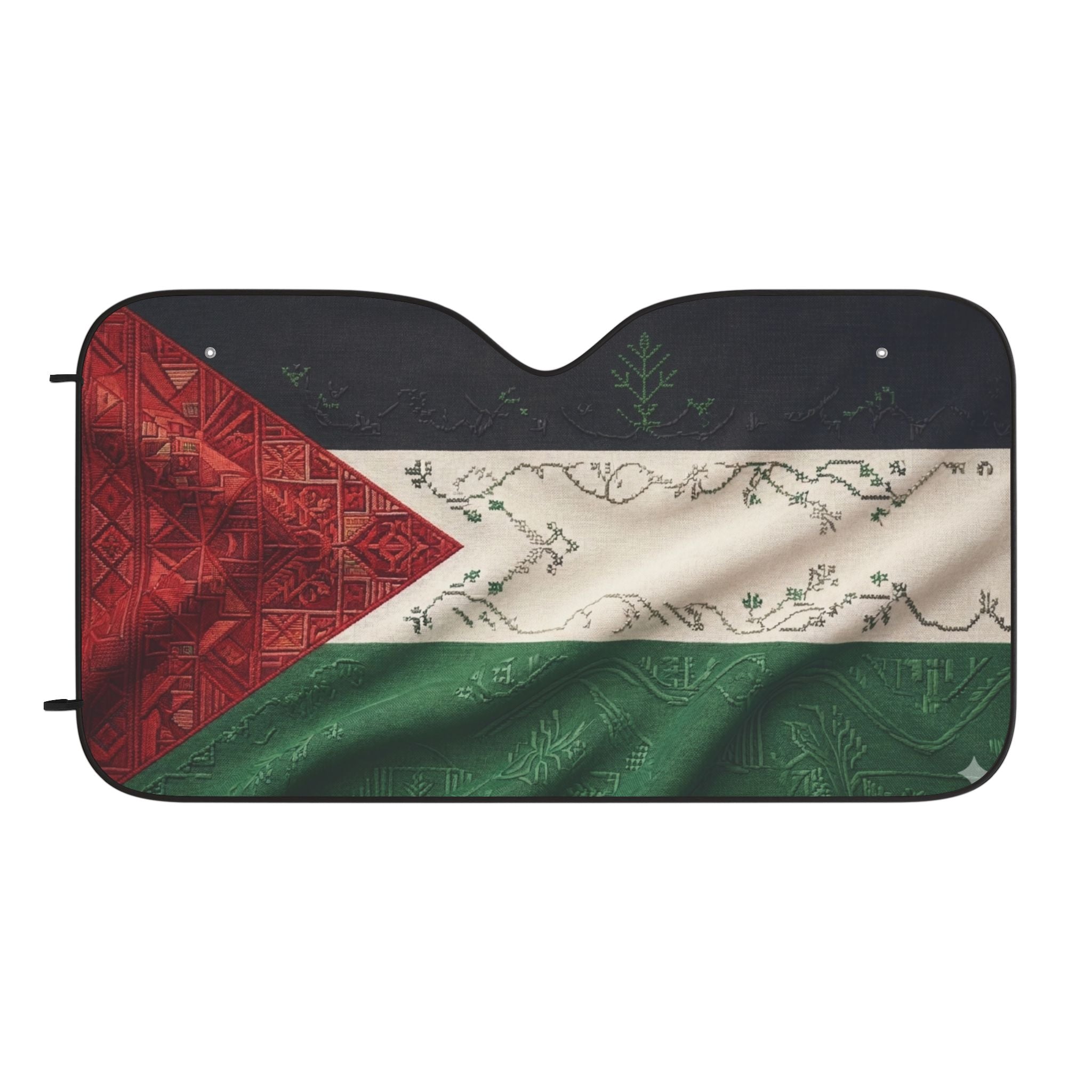 Palestine Flag Pattern Car Sun Shades | Windshield Sunshade