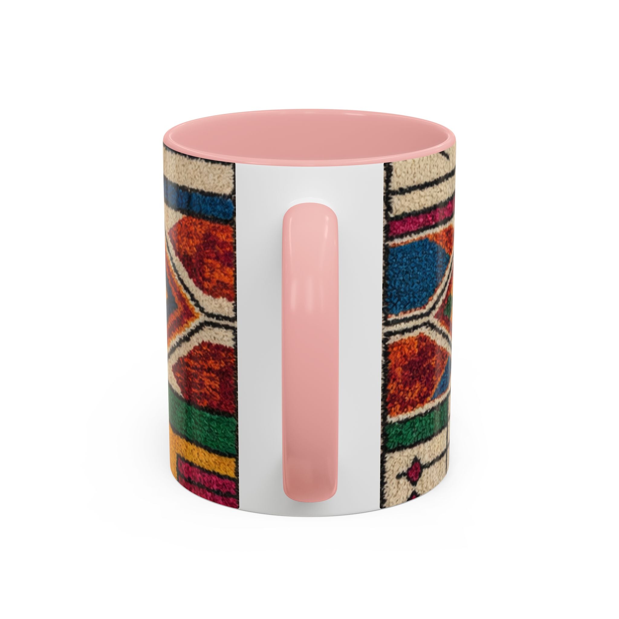 Colorful Geometric Moroccan Pattern Accent Coffee Mug | 11oz or 15oz
