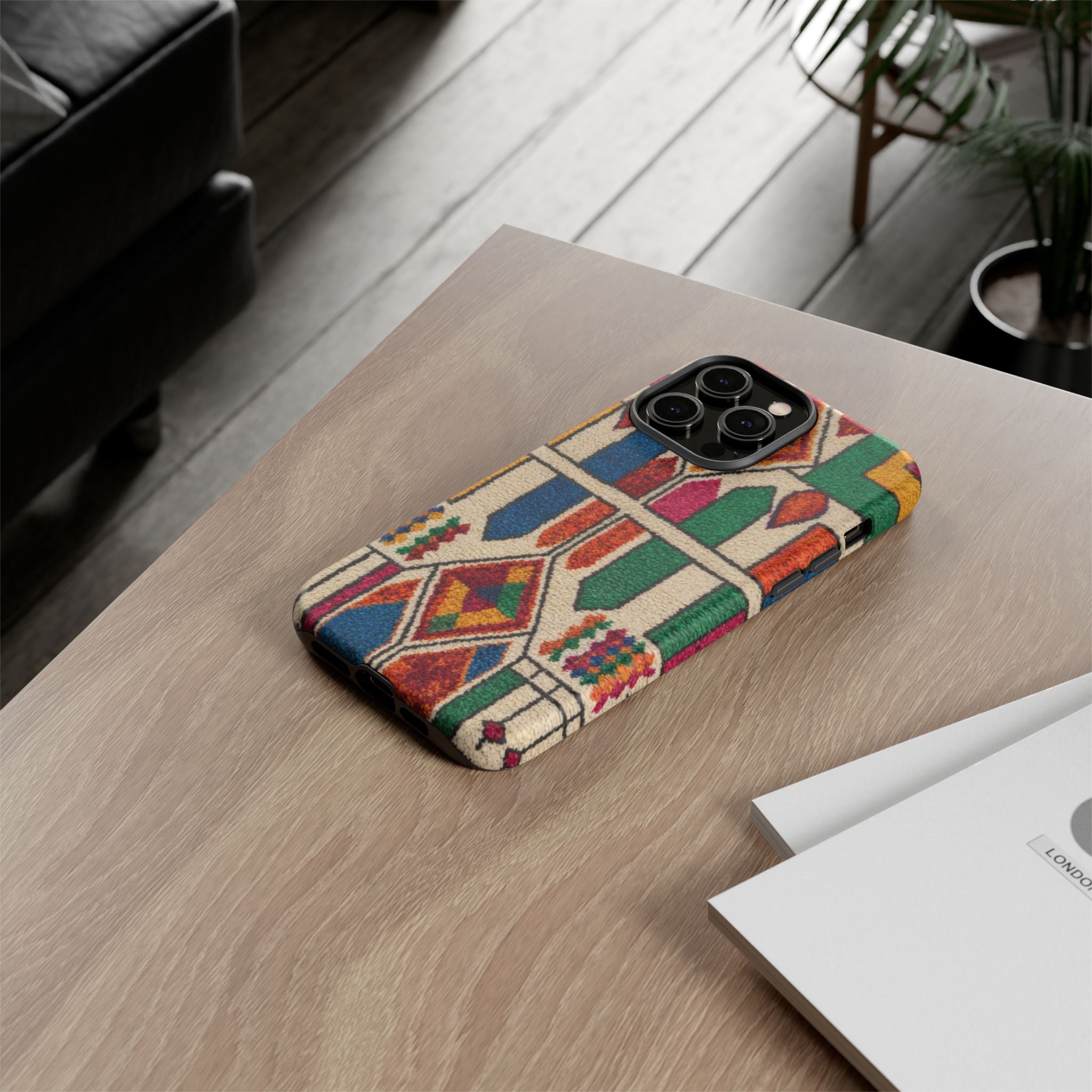 Colorful Moroccan Berber Pattern Phone Case | Tough Cases