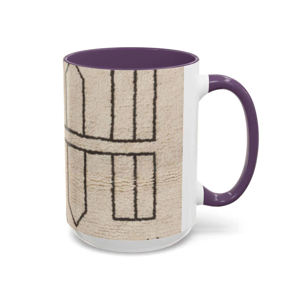 Neutral Geometric Pattern Mug | Accent Coffee Mug 11oz 15oz
