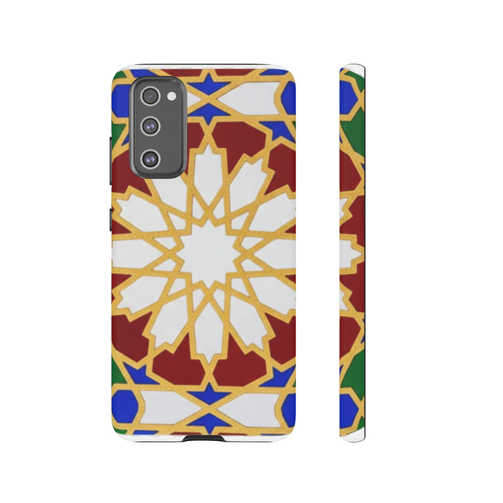 Geometric Moroccan Pattern Tough Case | Colorful Mosaic Phone Cover