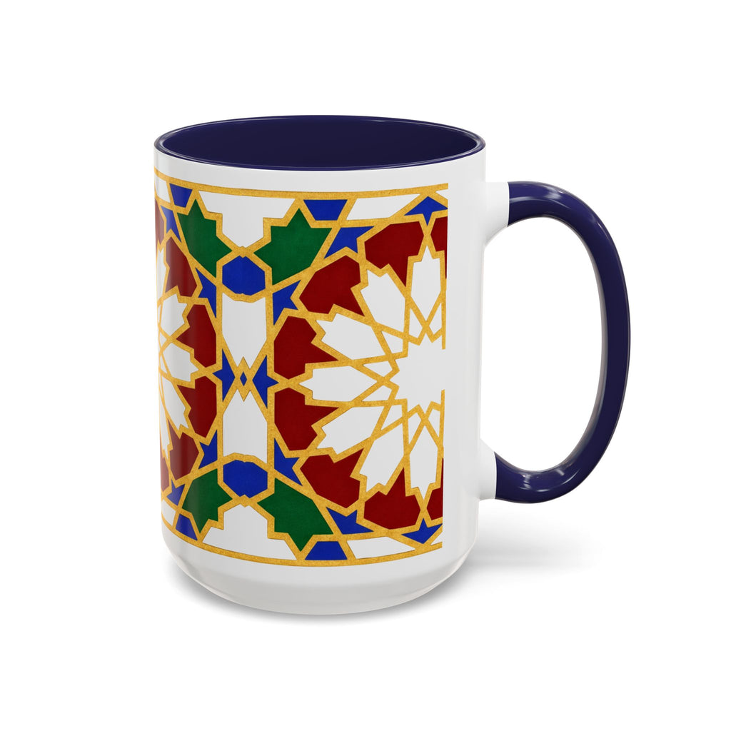 Geometric Moroccan Tile Mug | Accent Coffee Mug