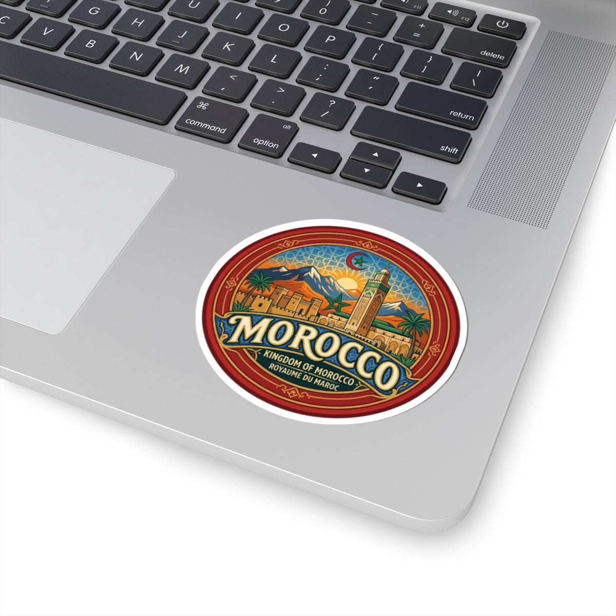 Morocco Vintage Travel Badge sticker | Kiss-Cut Sticker