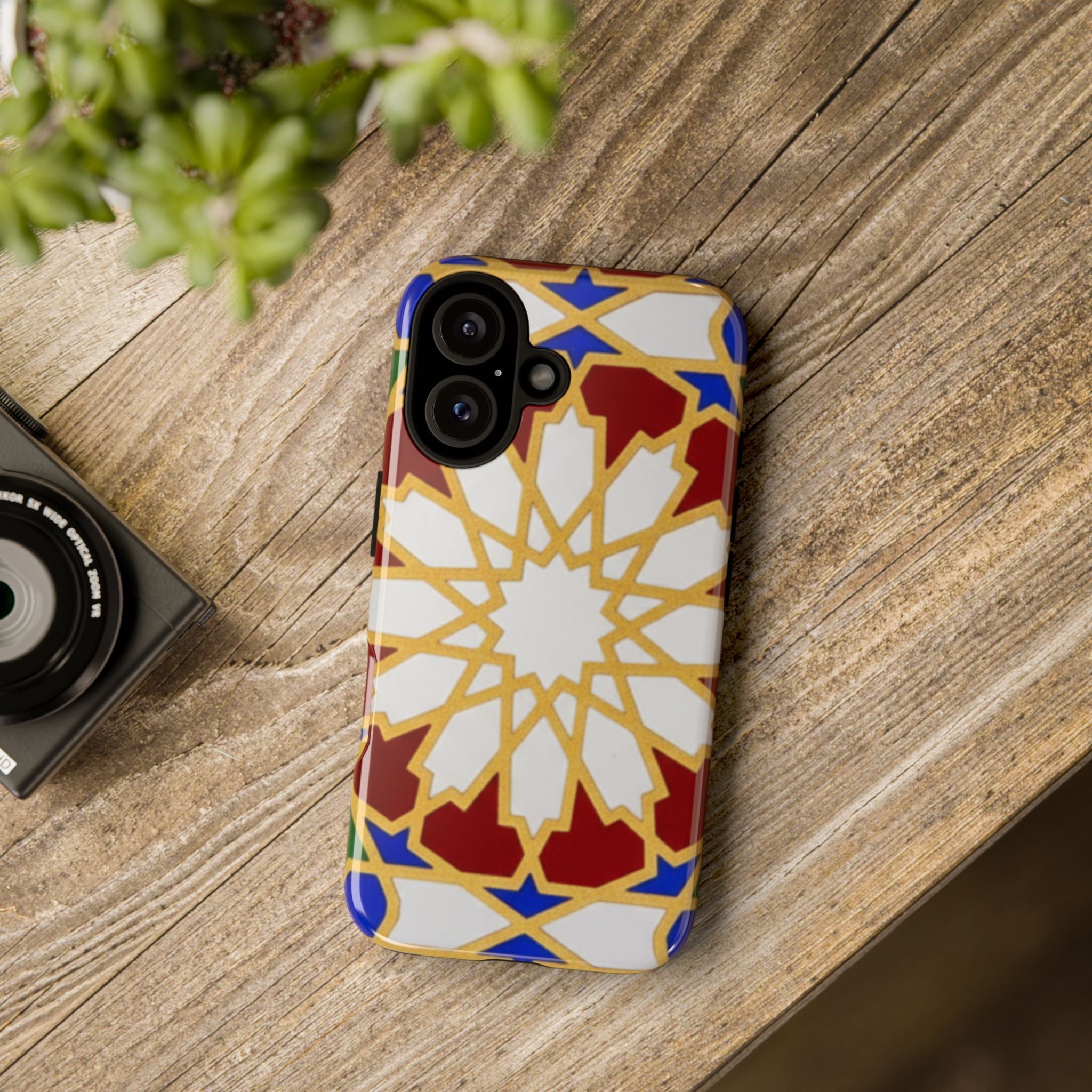 Geometric Moroccan Pattern Tough Case | Colorful Mosaic Phone Cover
