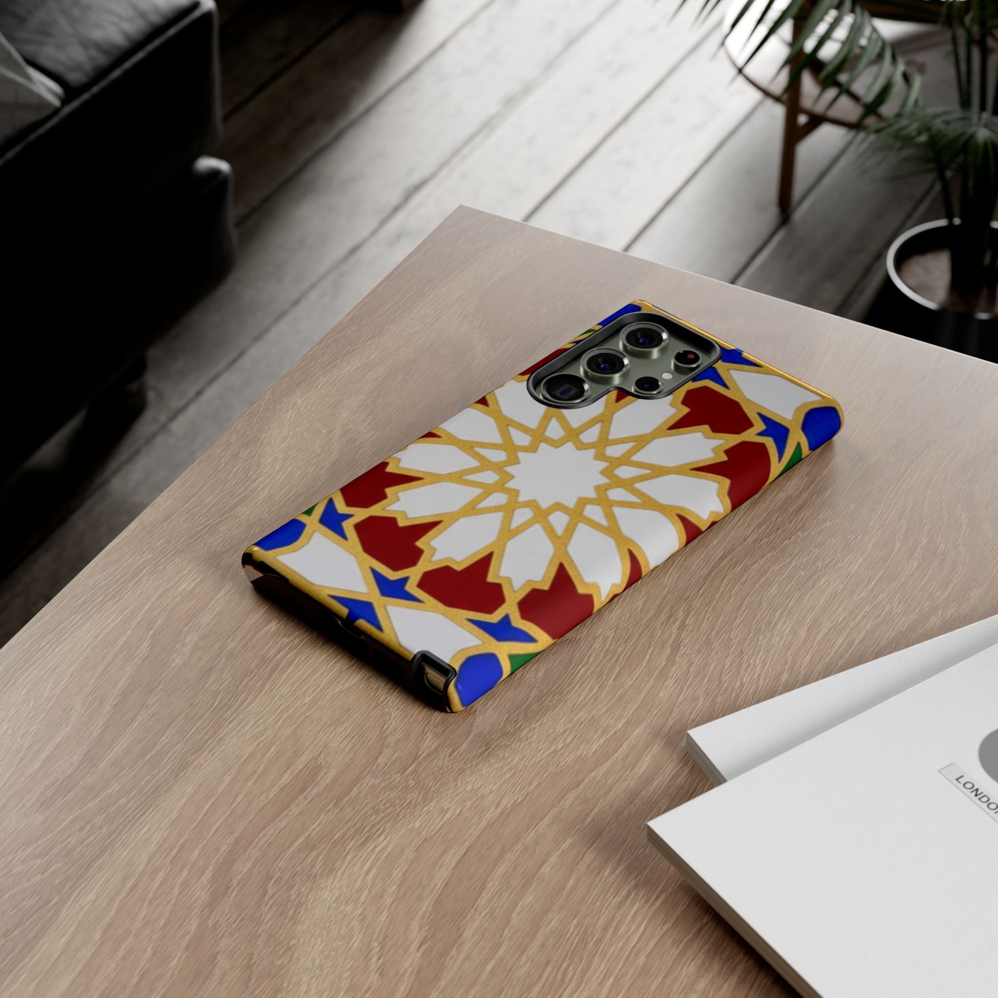 Geometric Moroccan Pattern Tough Case | Colorful Mosaic Phone Cover