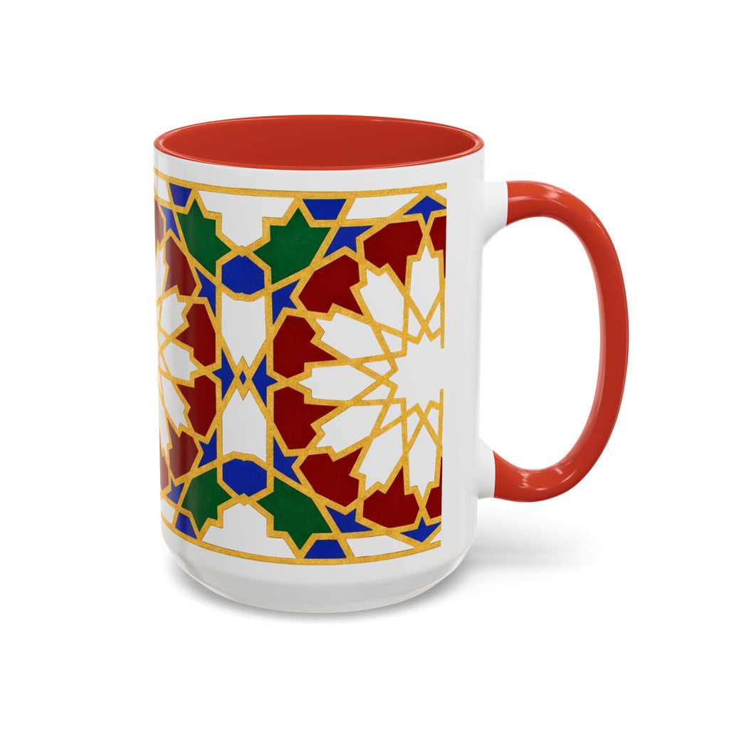 Geometric Moroccan Tile Mug | Accent Coffee Mug
