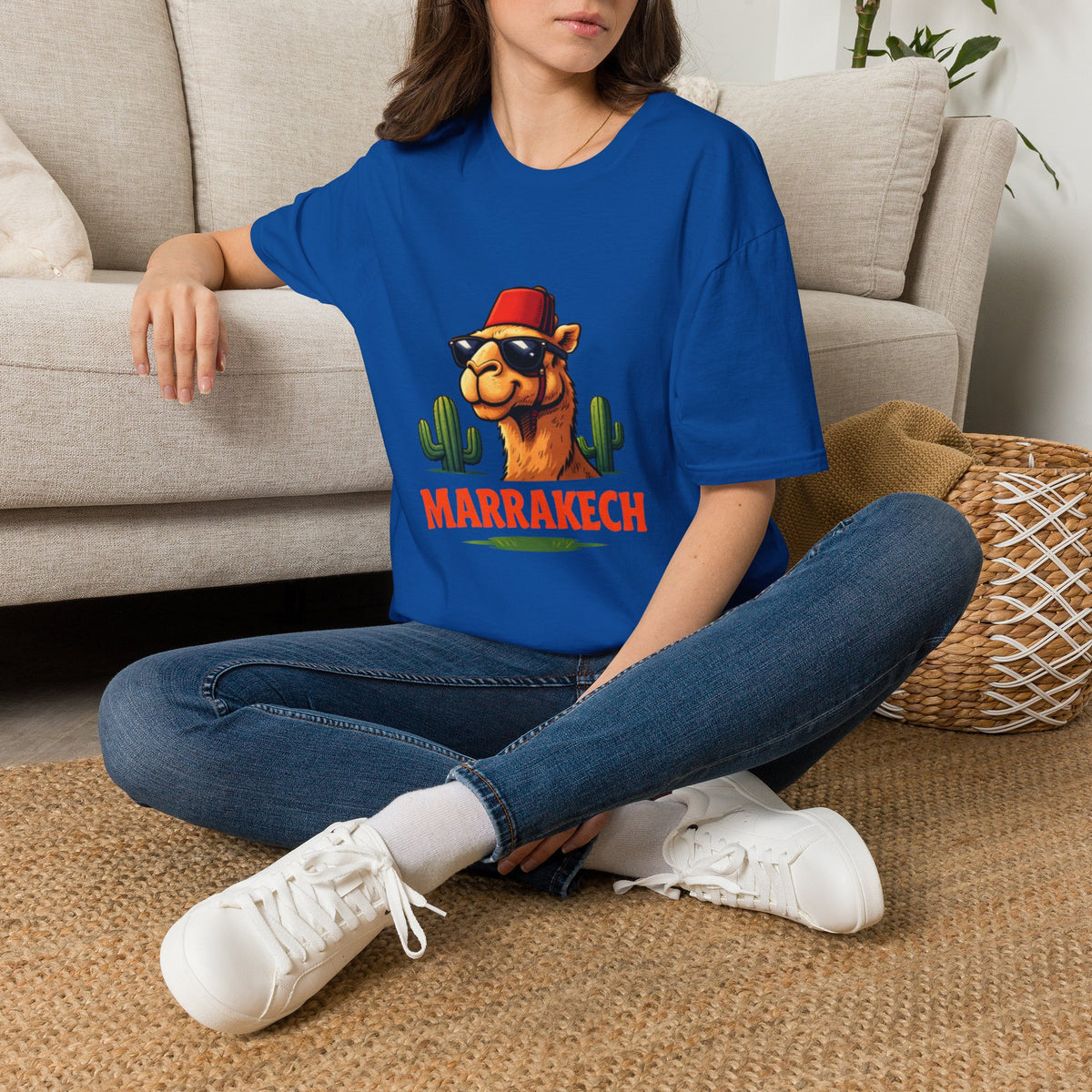 Marrakech Coco Chamelle T-Shirt | Moroccan Sunglasses Desert