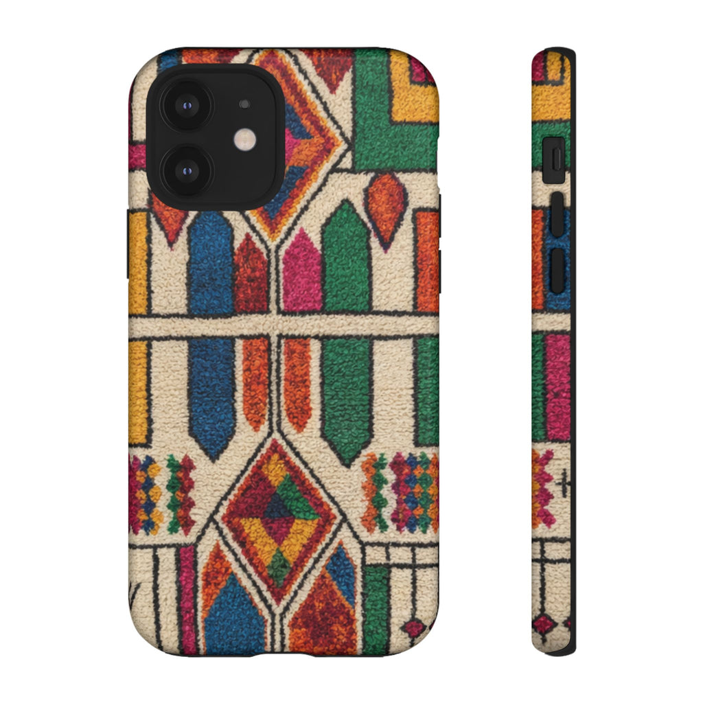 Colorful Moroccan Berber Pattern Phone Case | Tough Cases
