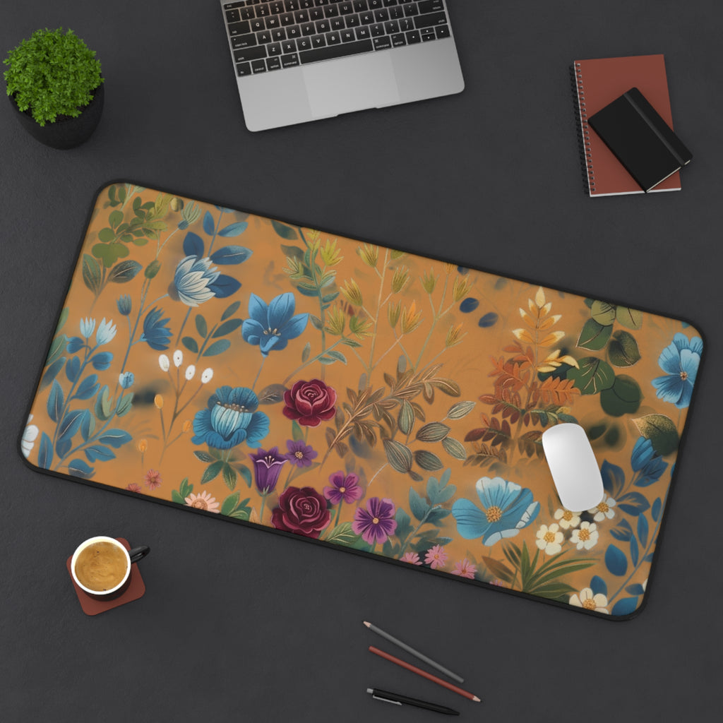 Floral Desk Mat | Desk Mat Aesthetic