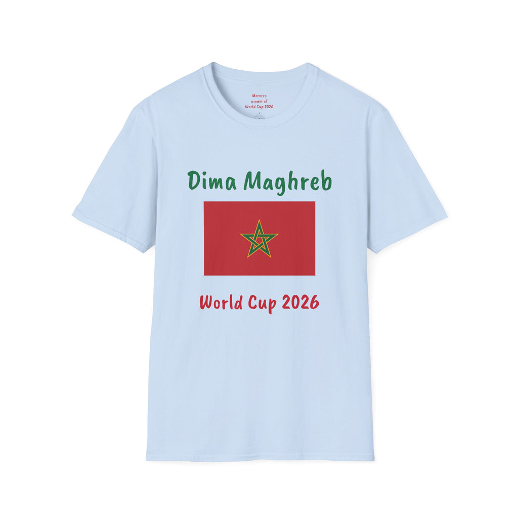 Dima Maghreb Moroccan Flag World Cup 2026 T-Shirt | Support Morocco