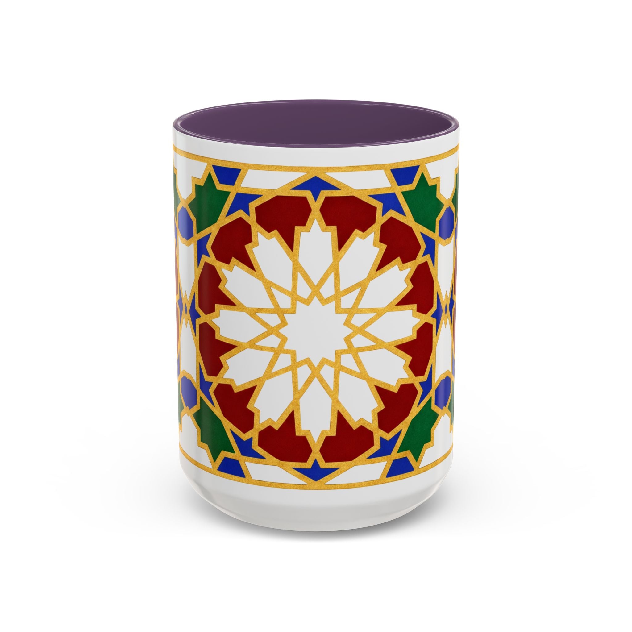 Geometric Moroccan Tile Mug | Accent Coffee Mug