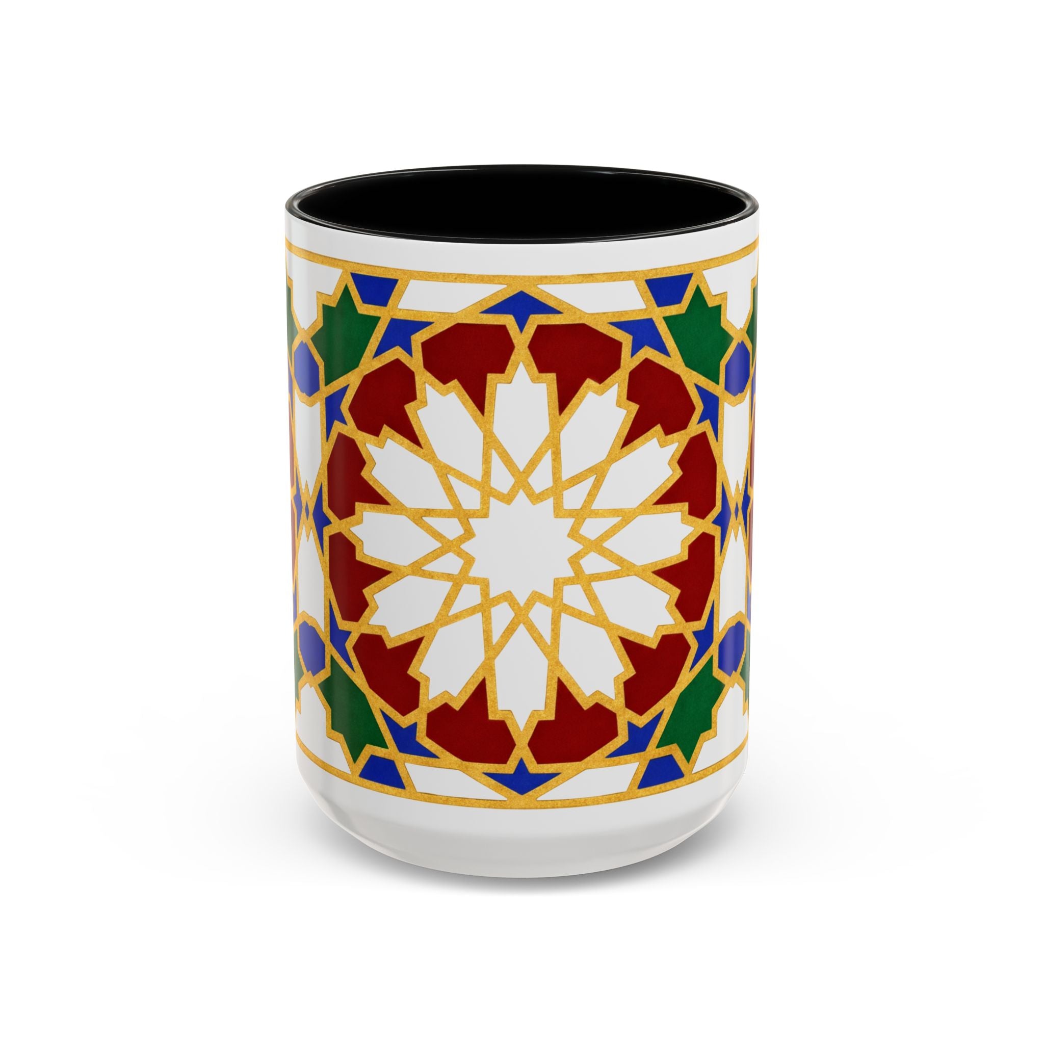 Geometric Moroccan Tile Mug | Accent Coffee Mug