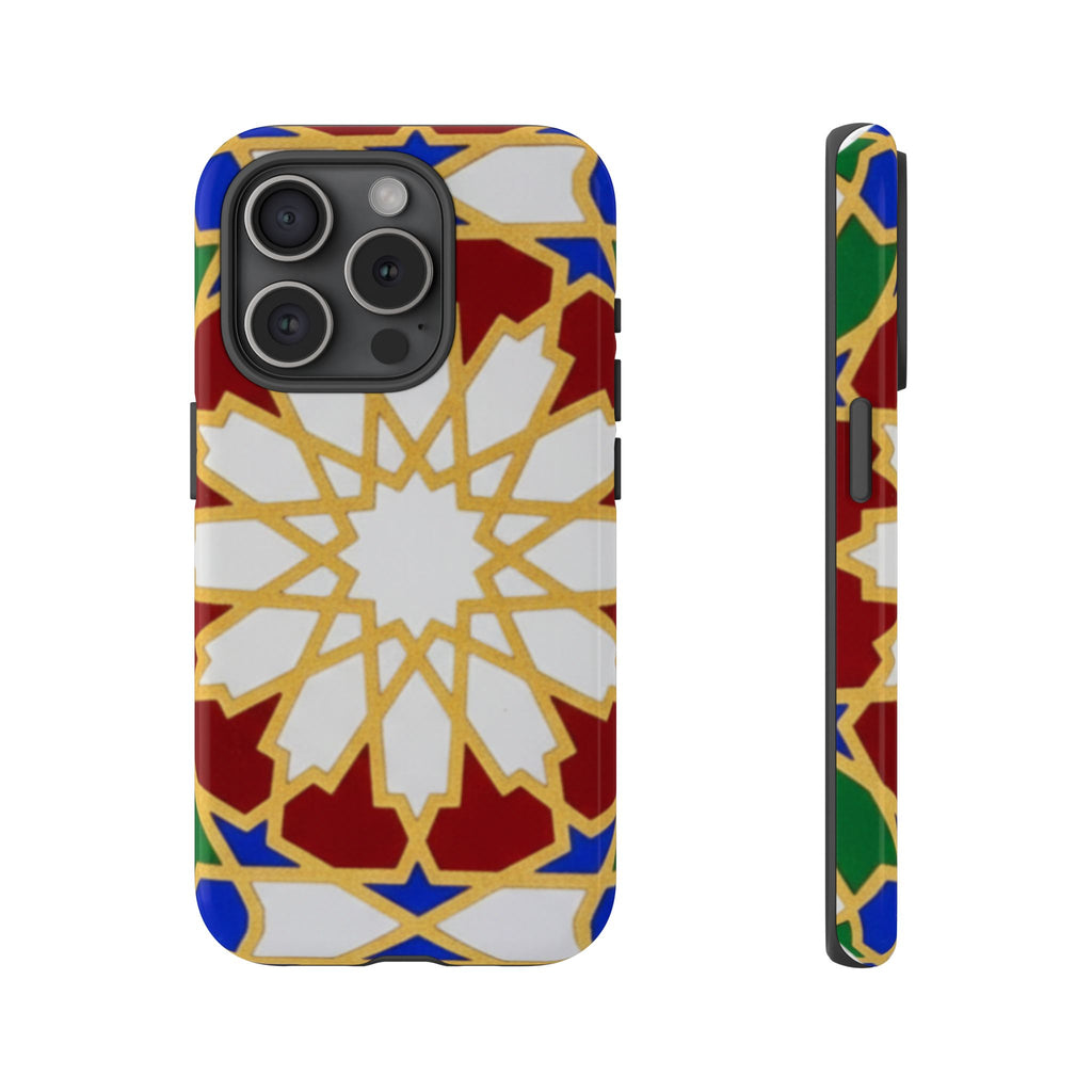 Geometric Moroccan Pattern Tough Case | Colorful Mosaic Phone Cover