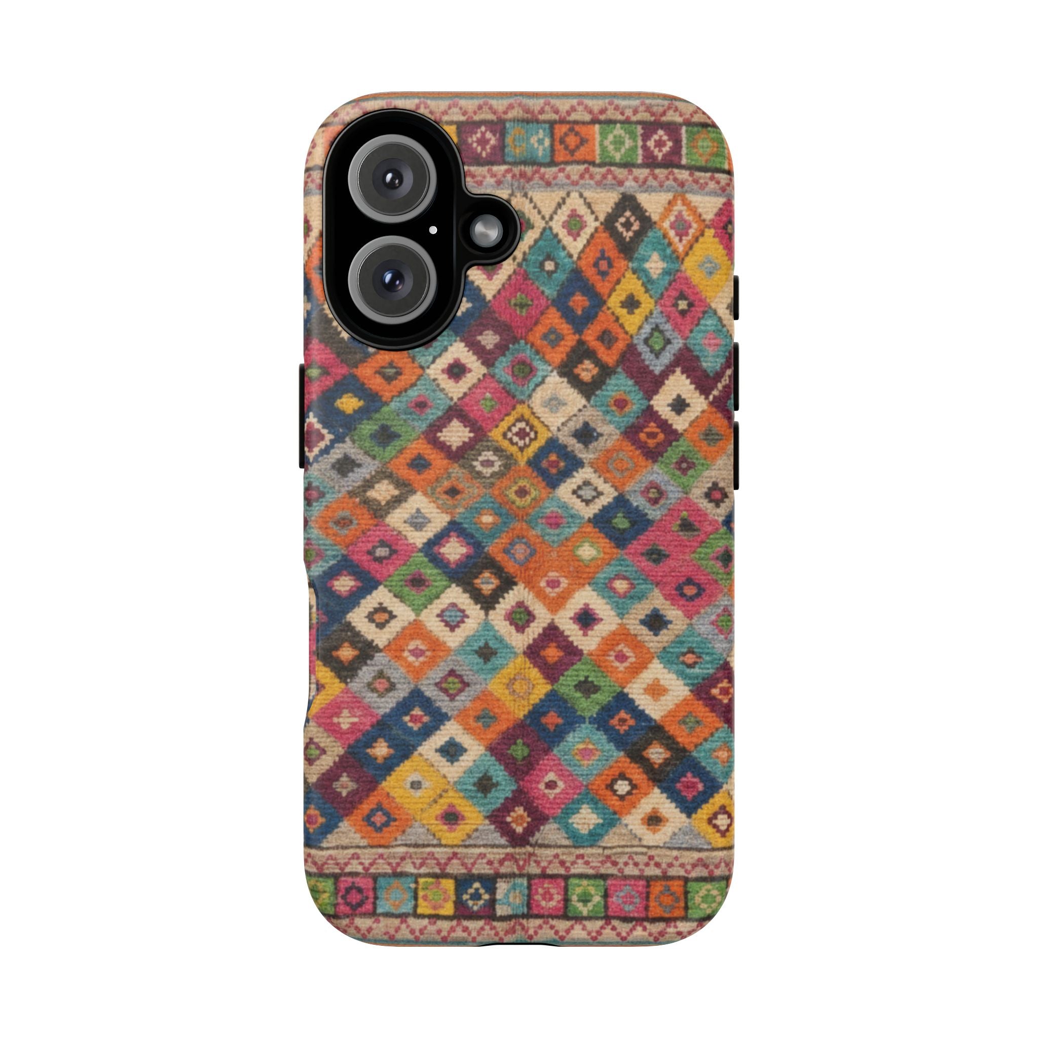 Colorful Kilim Diamond Pattern Phone Case | Tough Case