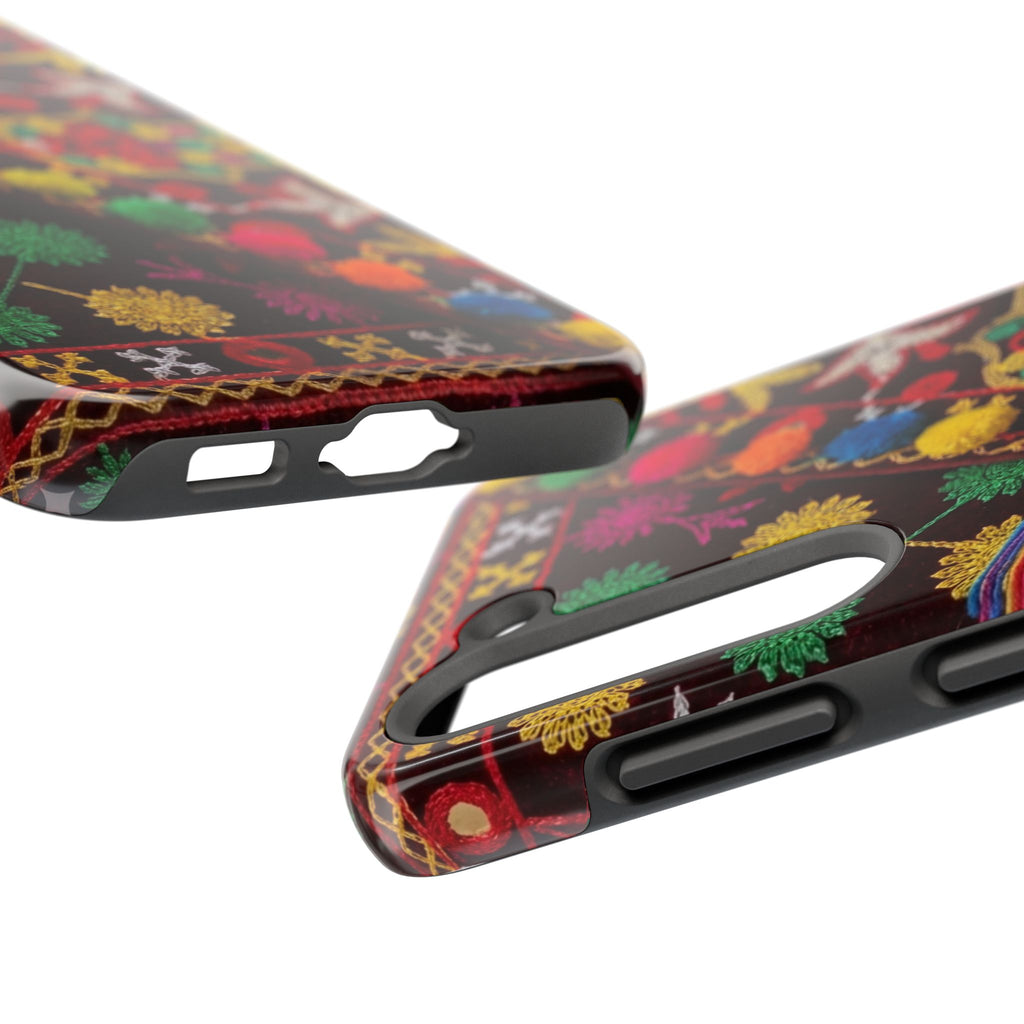 Colorful Pom Pom Pattern Phone Case | Tough Phone Case