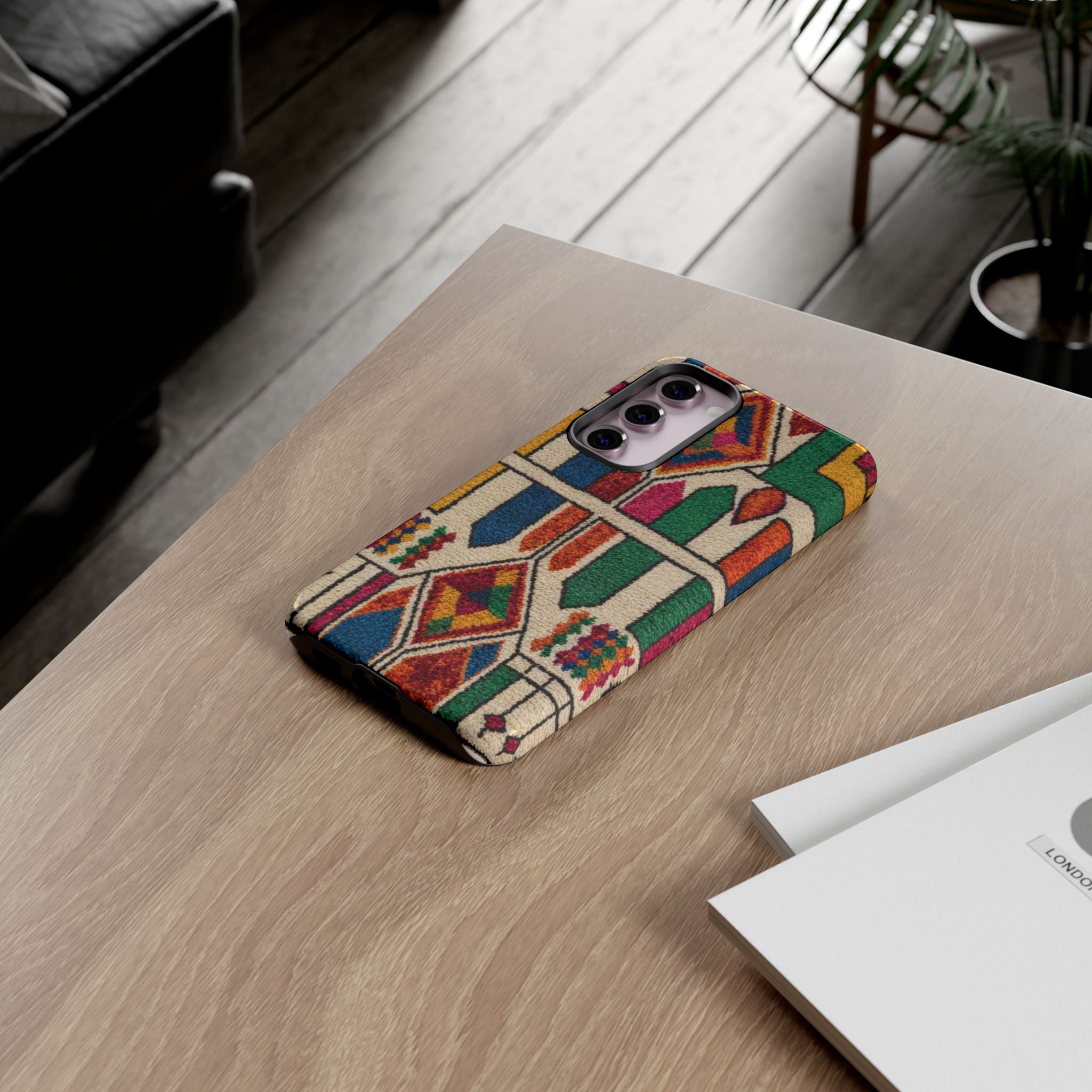 Colorful Moroccan Berber Pattern Phone Case | Tough Cases