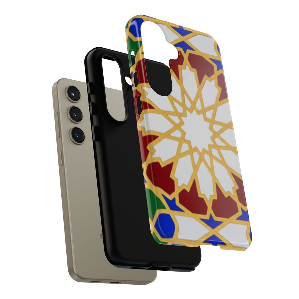 Geometric Moroccan Pattern Tough Case | Colorful Mosaic Phone Cover
