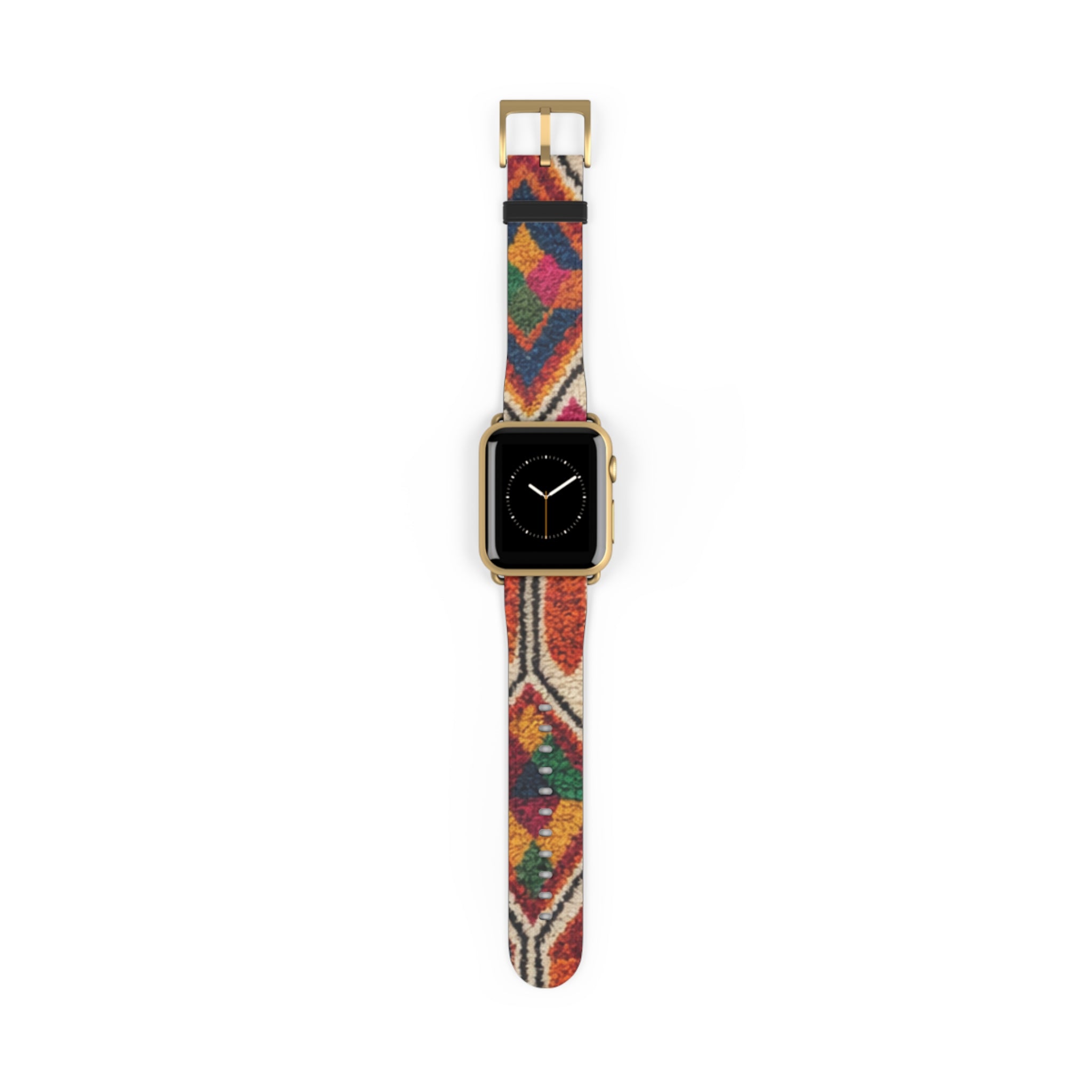 Boho Kilim Pattern Watch Band | Colorful Moroccan Berber Strap