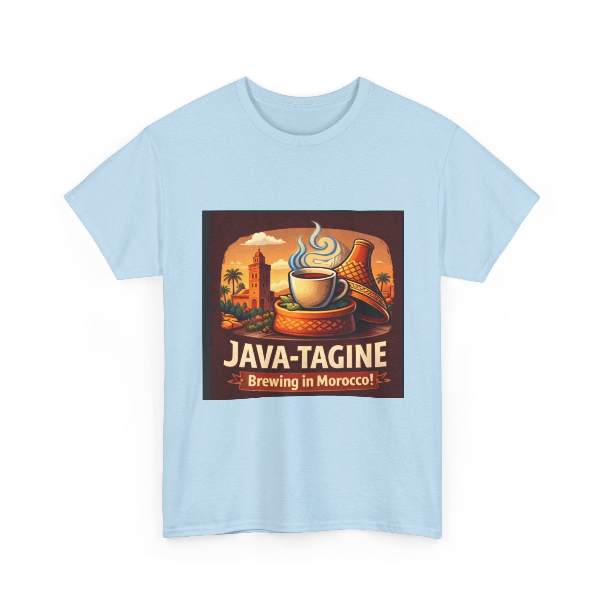 Java-Tagine Marrakech Graphic Tee | Moroccan Travel Tshirt