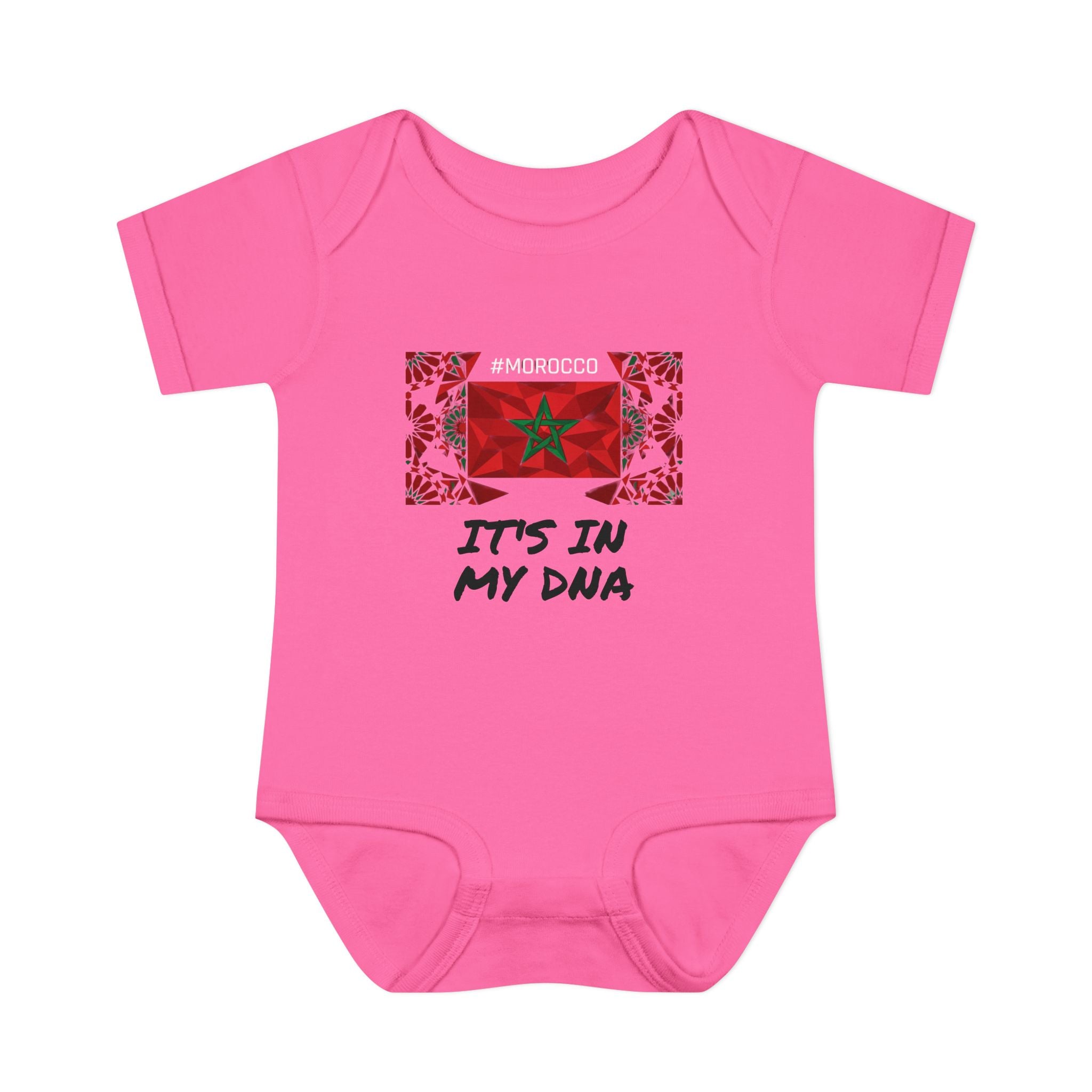 Cute Morocco Flag It's In My DNA Infant Bodysuit | Baby Onesie