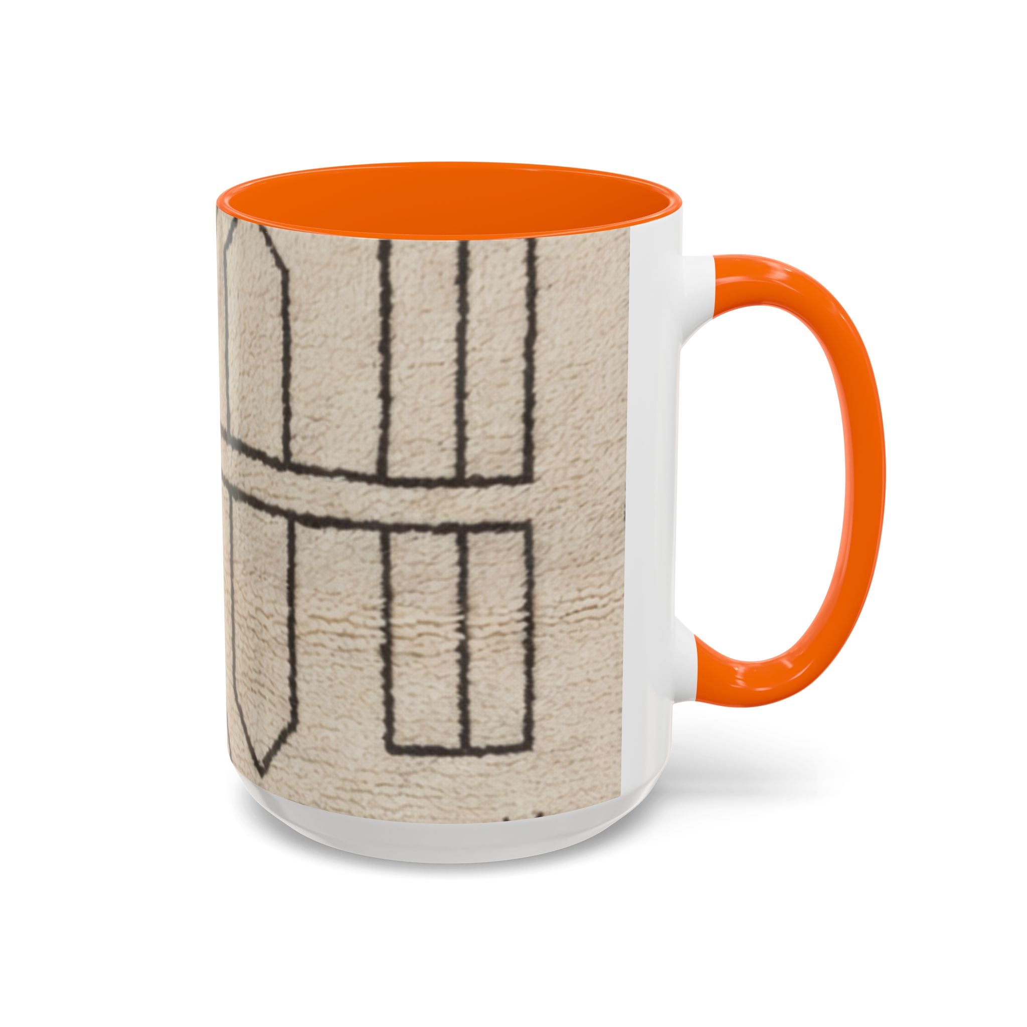 Neutral Geometric Pattern Mug | Accent Coffee Mug 11oz 15oz