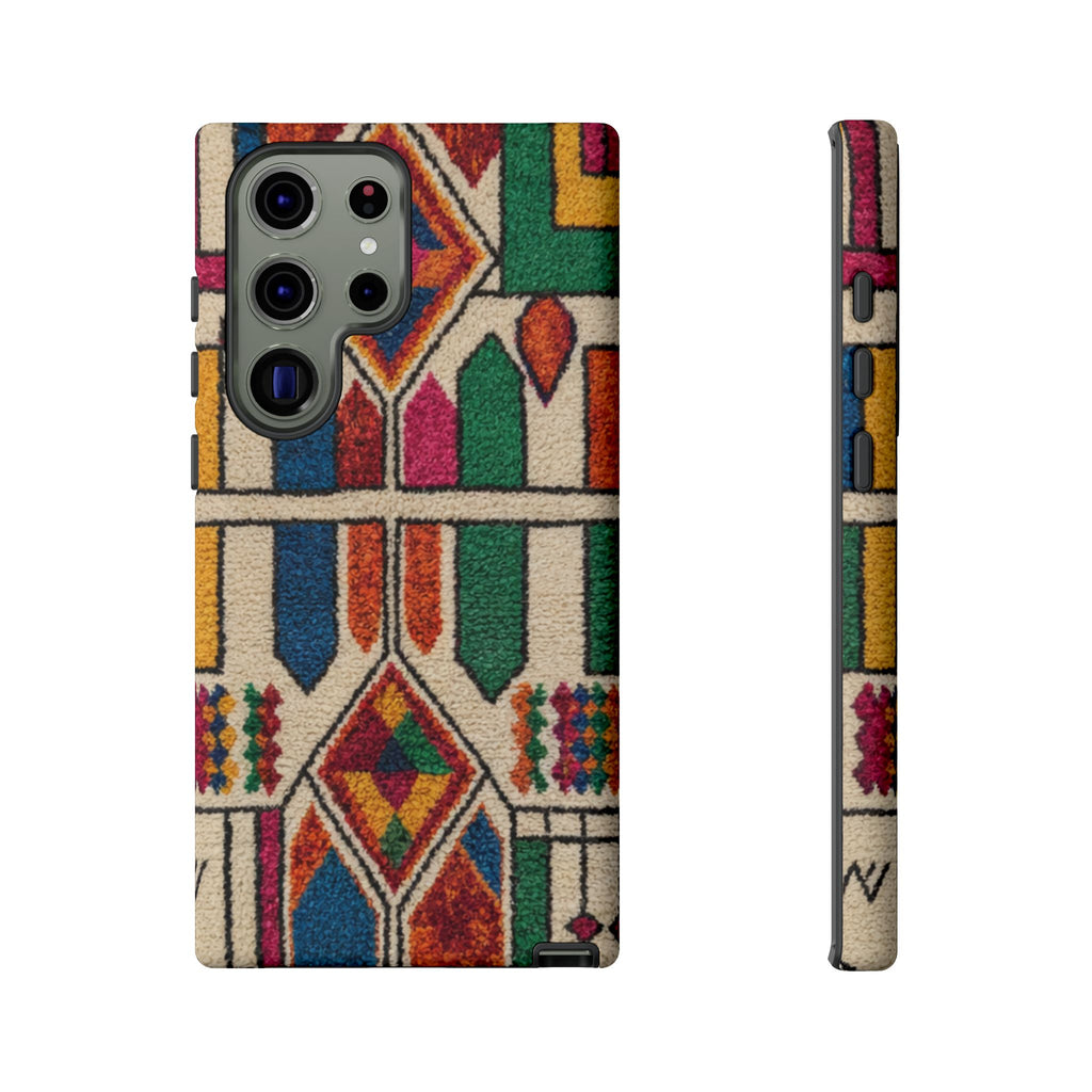 Colorful Moroccan Berber Pattern Phone Case | Tough Cases