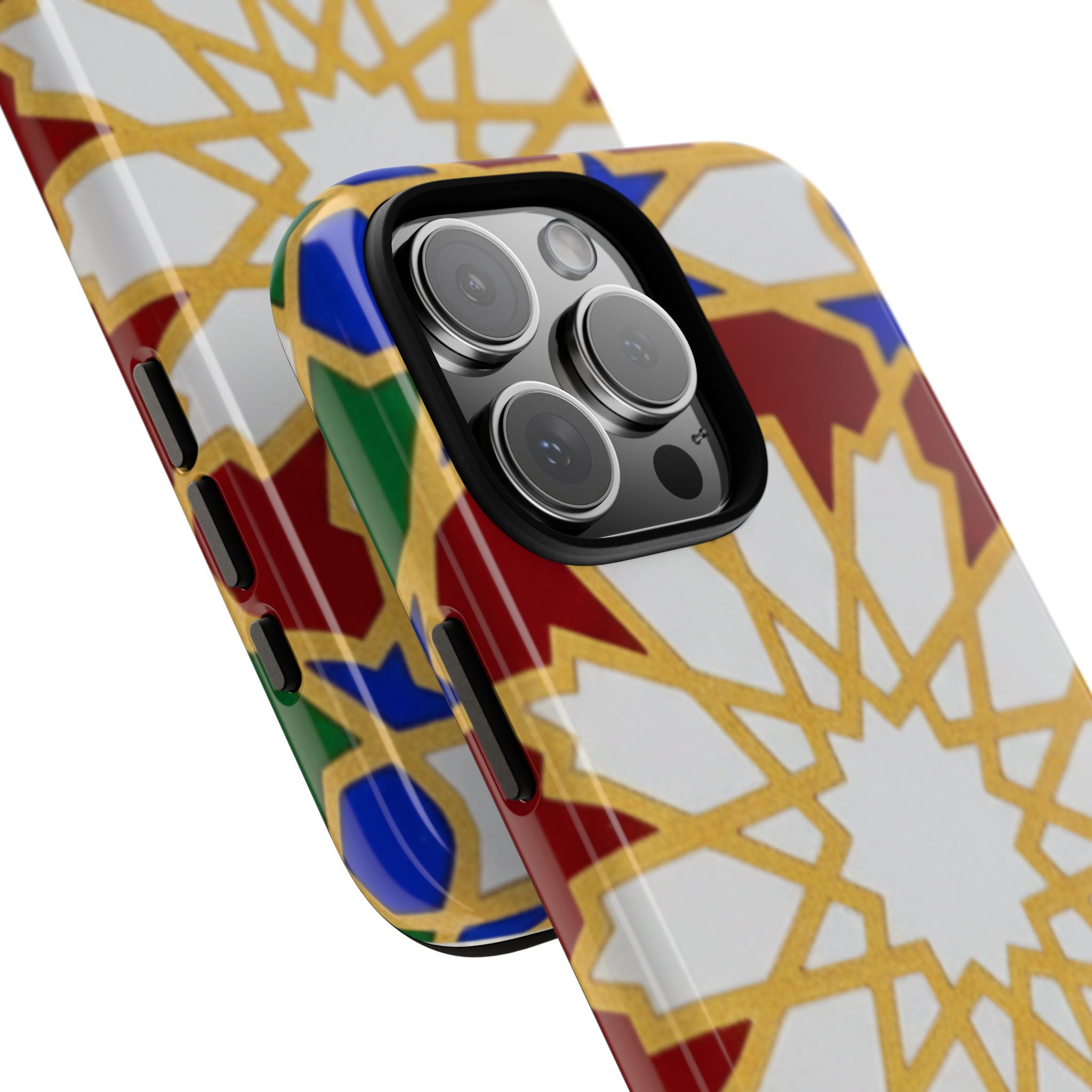 Geometric Moroccan Pattern Tough Case | Colorful Mosaic Phone Cover