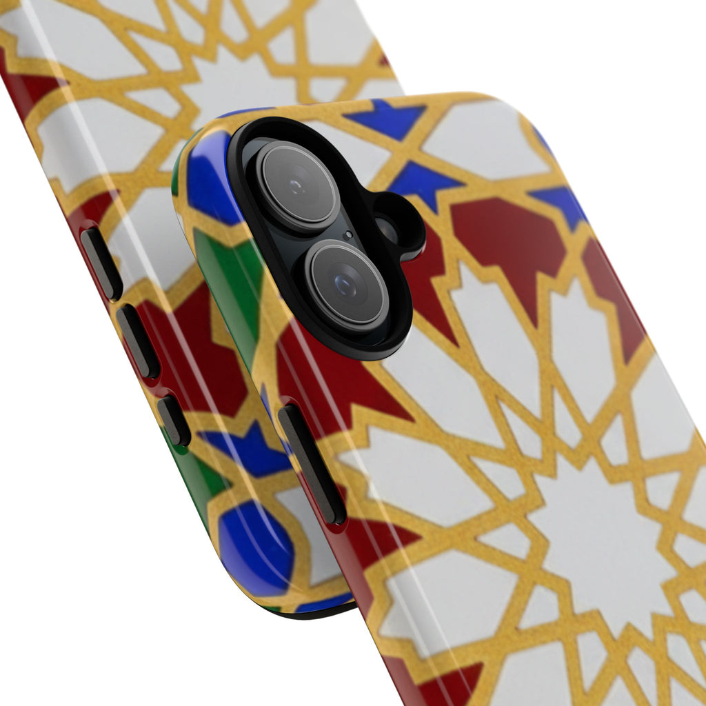 Geometric Moroccan Pattern Tough Case | Colorful Mosaic Phone Cover