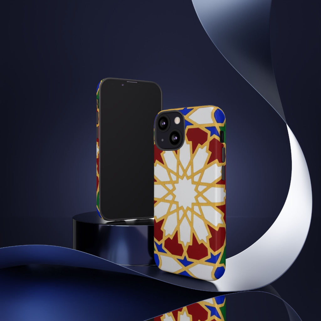 Geometric Moroccan Pattern Tough Case | Colorful Mosaic Phone Cover