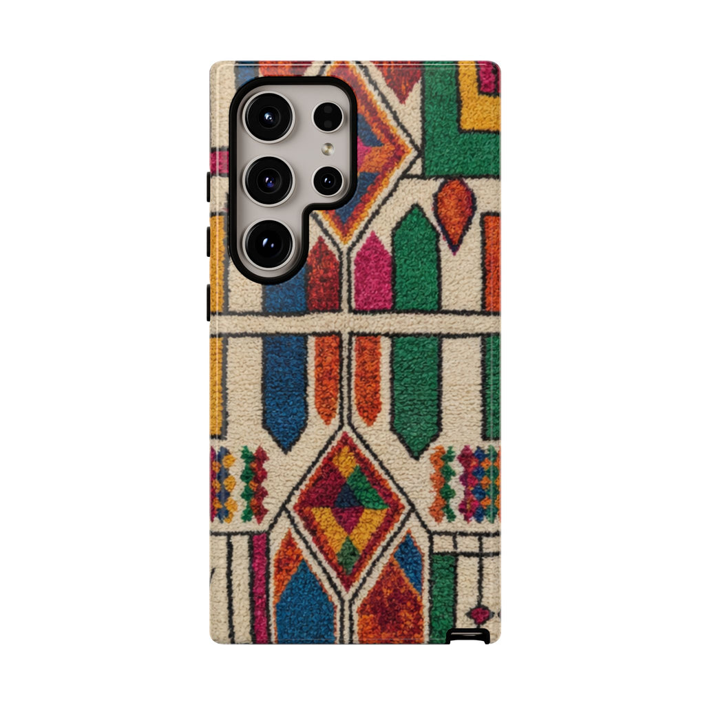 Colorful Moroccan Berber Pattern Phone Case | Tough Cases