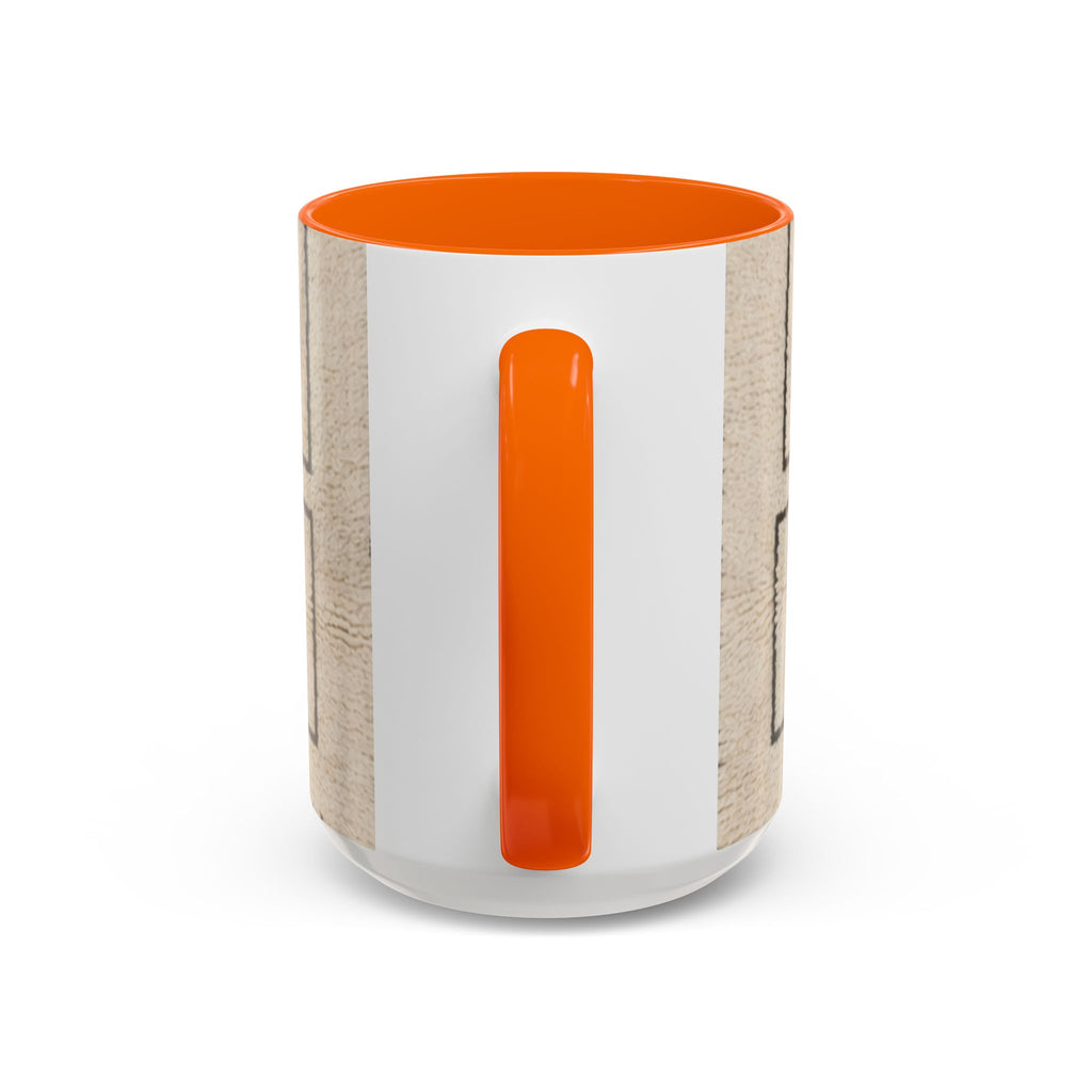 Neutral Geometric Pattern Mug | Accent Coffee Mug 11oz 15oz