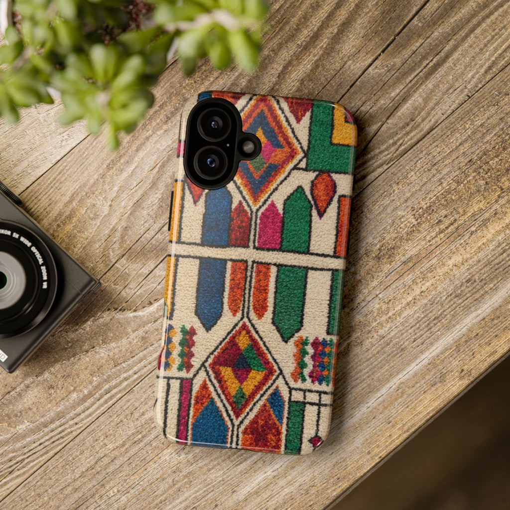 Colorful Moroccan Berber Pattern Phone Case | Tough Cases