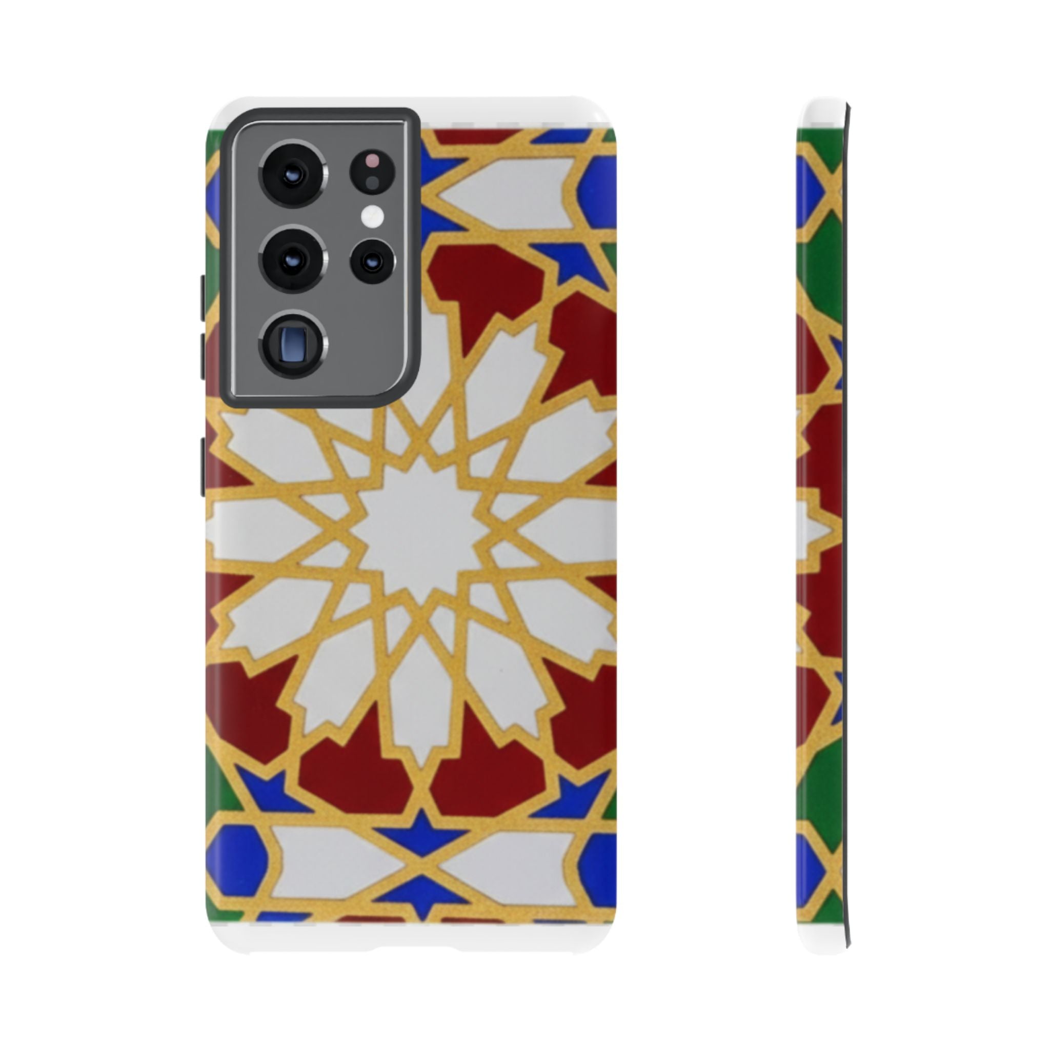 Geometric Moroccan Pattern Tough Case | Colorful Mosaic Phone Cover