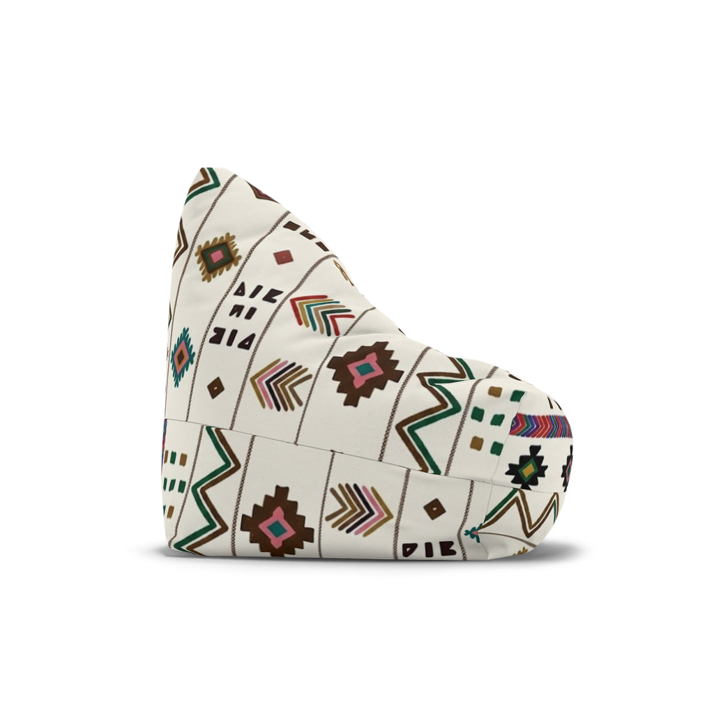 Southwestern Aztec Pattern Bean Bag Chair Cover | Geometric Tribal Print